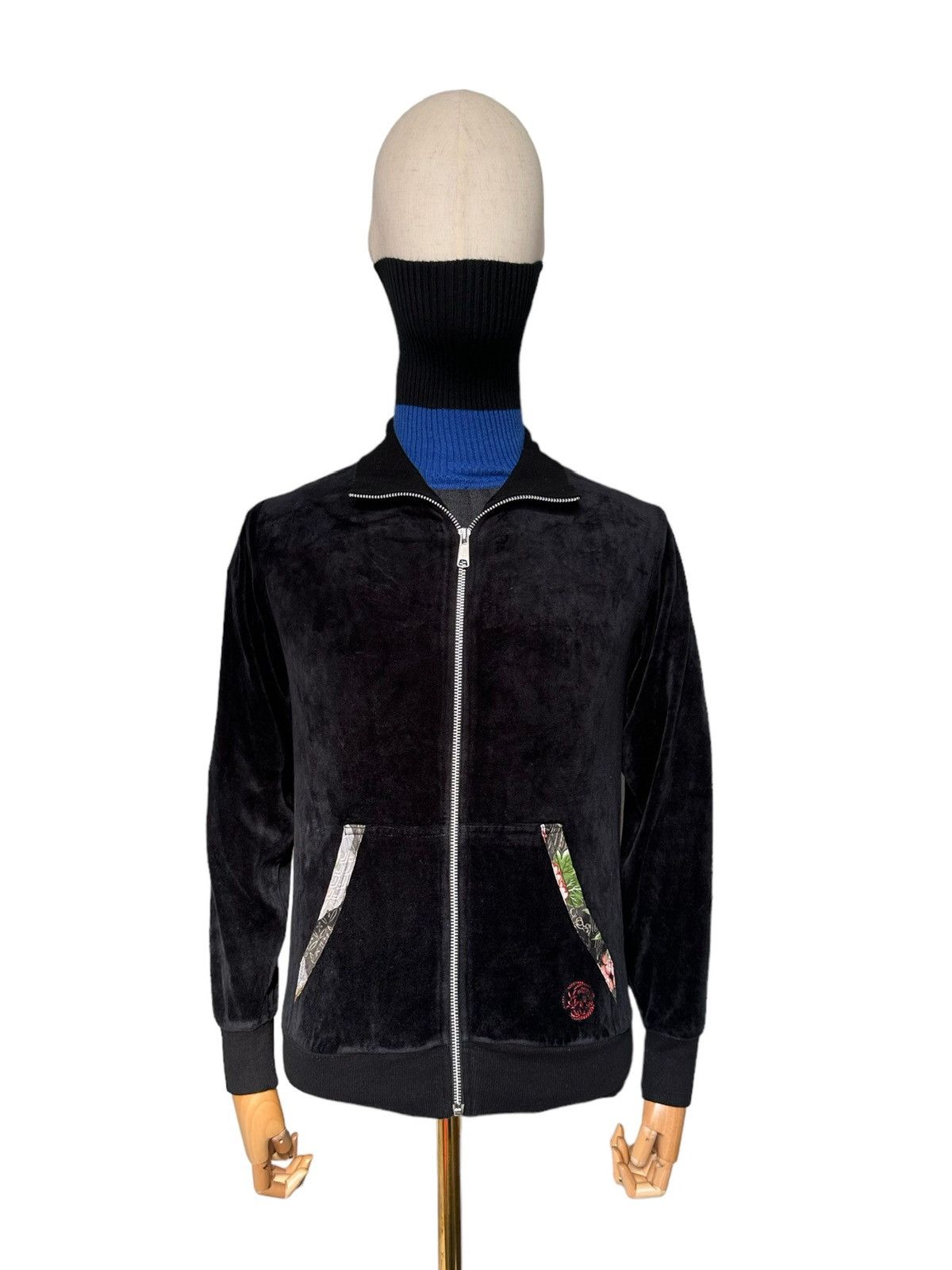 Takeo Kikuchi 2000s Takeo Kikuchi velour zipper sweater Size US S / EU 44-46 / 1 - 8 Thumbnail