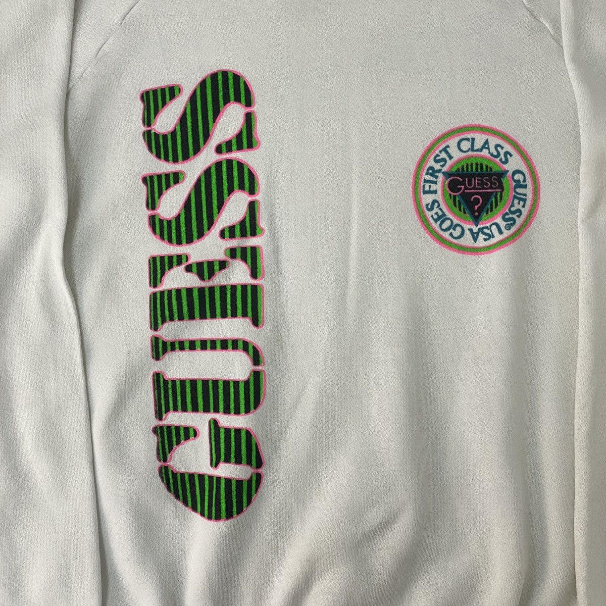 Guess Vintage Guess First Class 1989 Sweater Size US XL / EU 56 / 4 - 3 Thumbnail