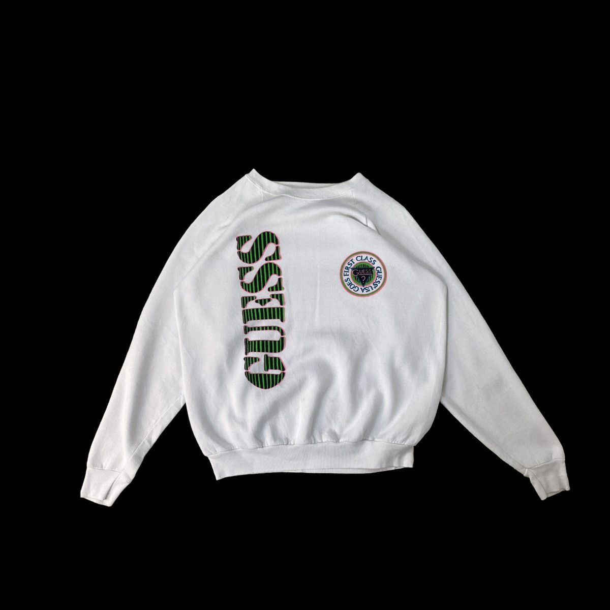 Guess Vintage Guess First Class 1989 Sweater Size US XL / EU 56 / 4 - 2 Thumbnail