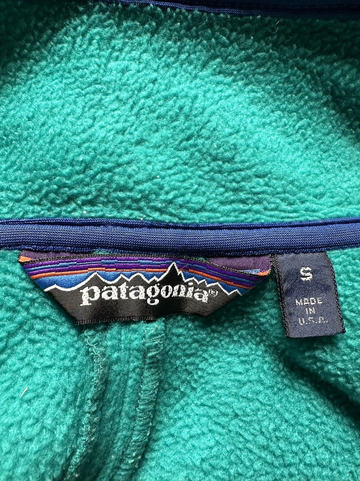 Patagonia 1998 vintage Patagonia deep pile fleece zipper jacket Size US S / EU 44-46 / 1 - 9 Thumbnail