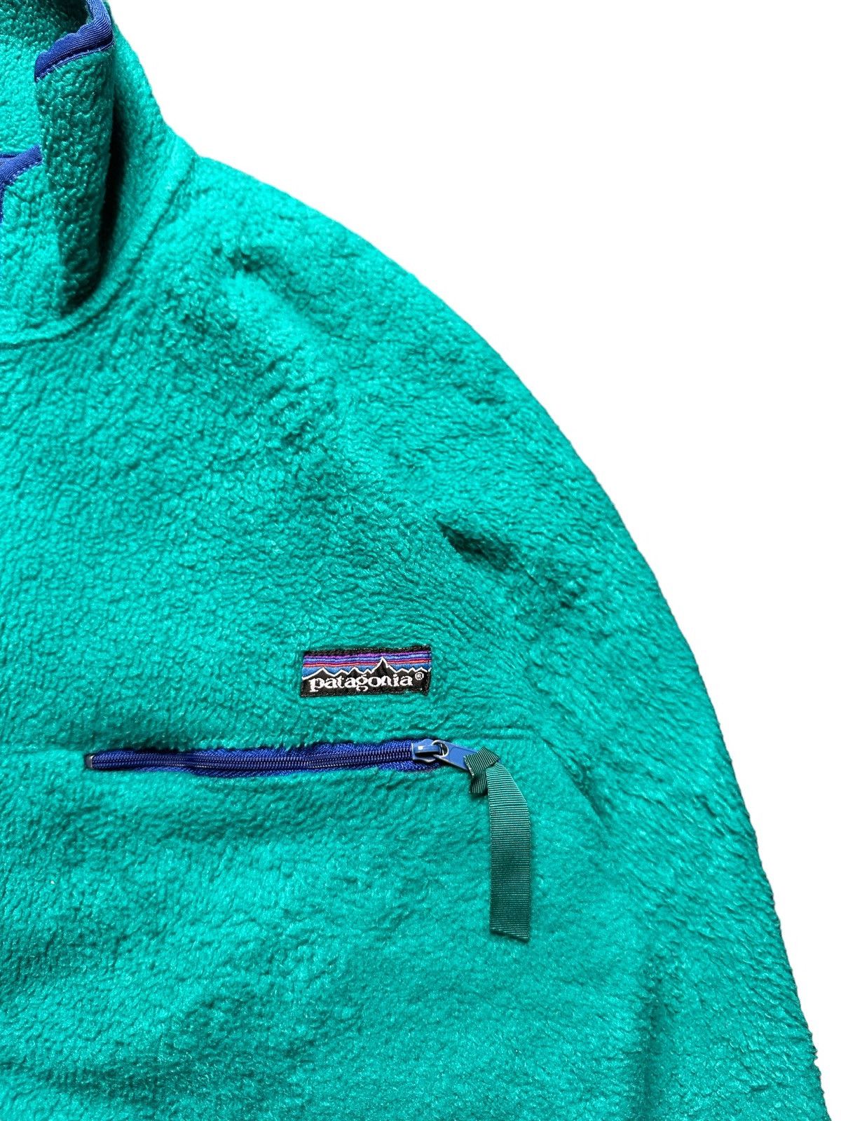 Patagonia 1998 vintage Patagonia deep pile fleece zipper jacket Size US S / EU 44-46 / 1 - 6 Thumbnail