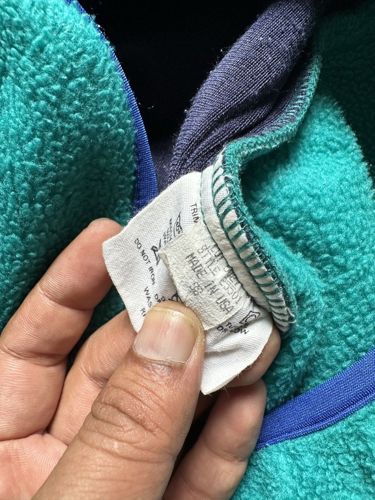Patagonia 1998 vintage Patagonia deep pile fleece zipper jacket Size US S / EU 44-46 / 1 - 13 Thumbnail