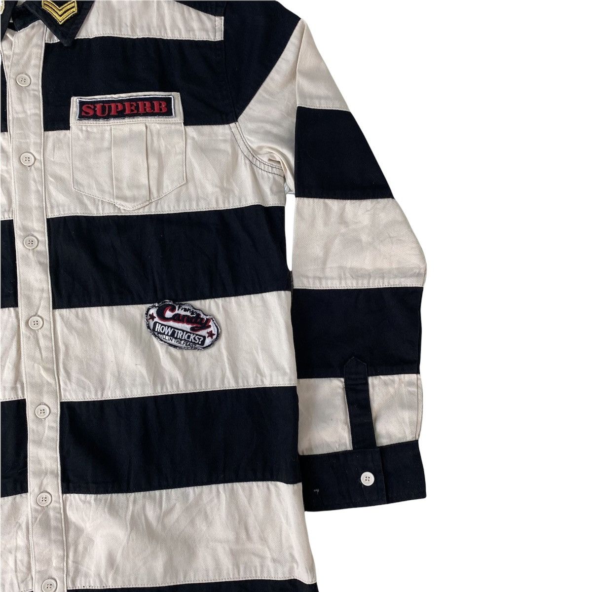 Flannel Union Made Candy Stripper Light Jacket Size US M / EU 48-50 / 2 - 4 Thumbnail