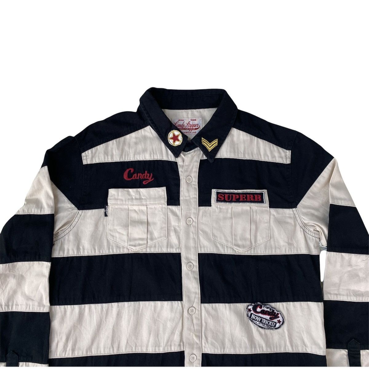 Flannel Union Made Candy Stripper Light Jacket Size US M / EU 48-50 / 2 - 3 Thumbnail