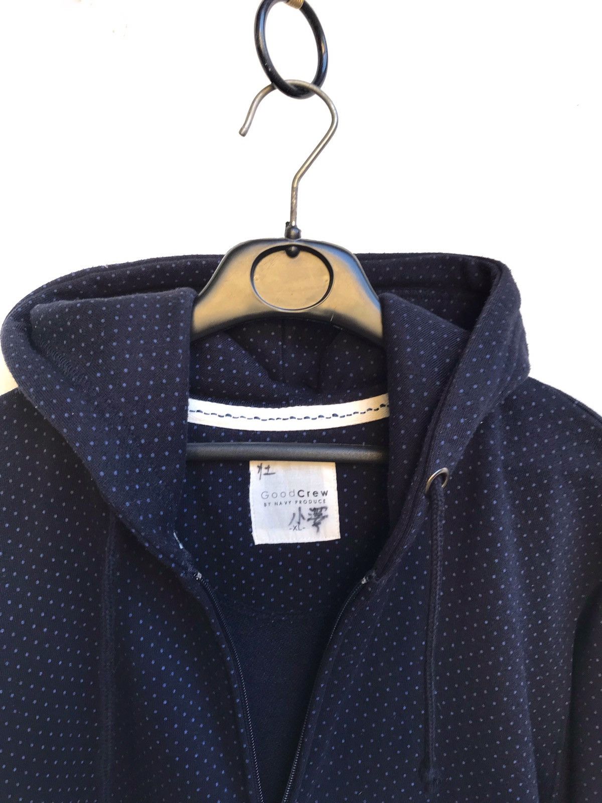 Vintage 🔥Good Crew By Navy Produce Zipper Sweatshirt With Hoodies Size US S / EU 44-46 / 1 - 3 Thumbnail