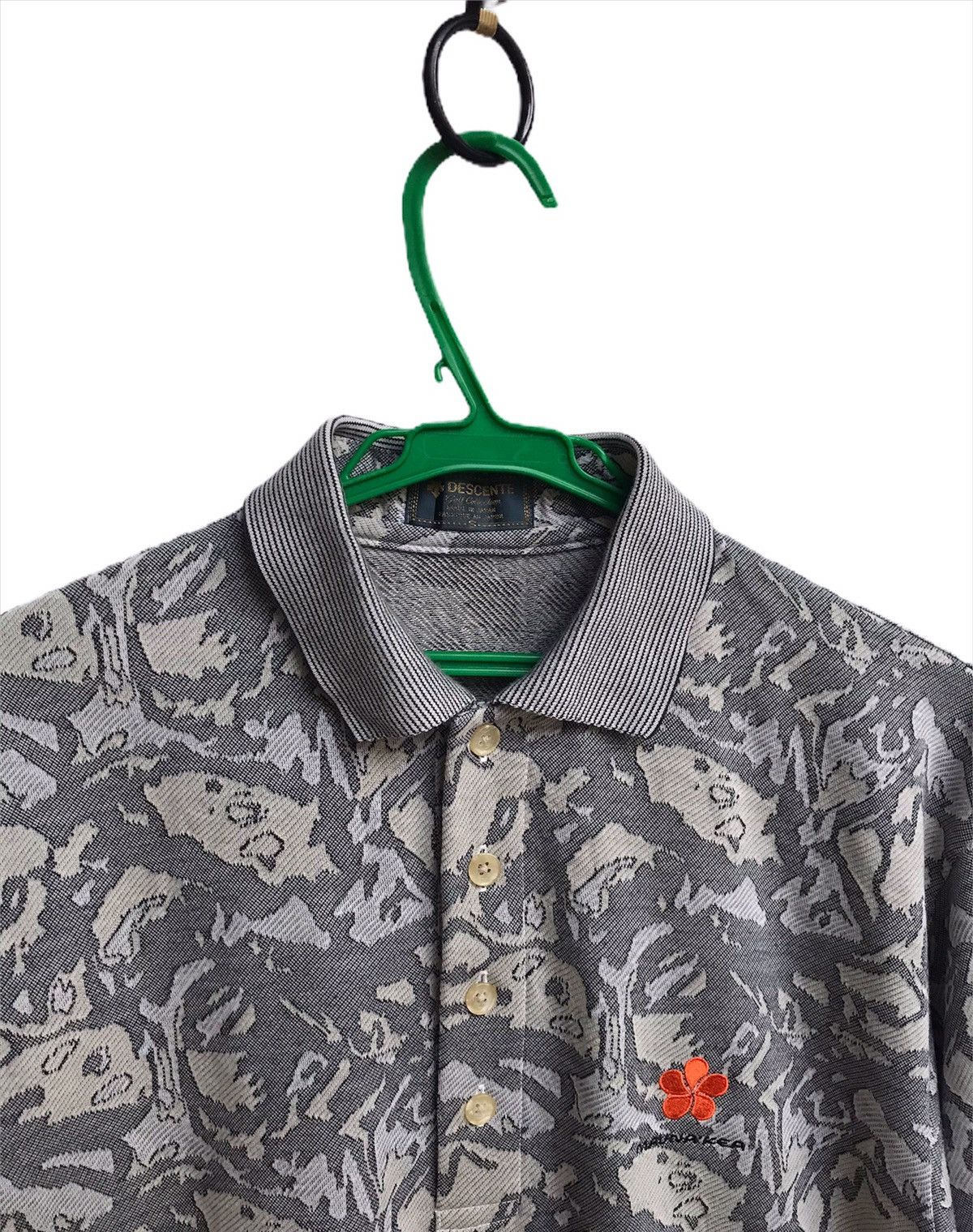 Descente × Japanese Brand 🔥Descente Nice Pattern Polo Shirt Size US M / EU 48-50 / 2 - 3 Thumbnail