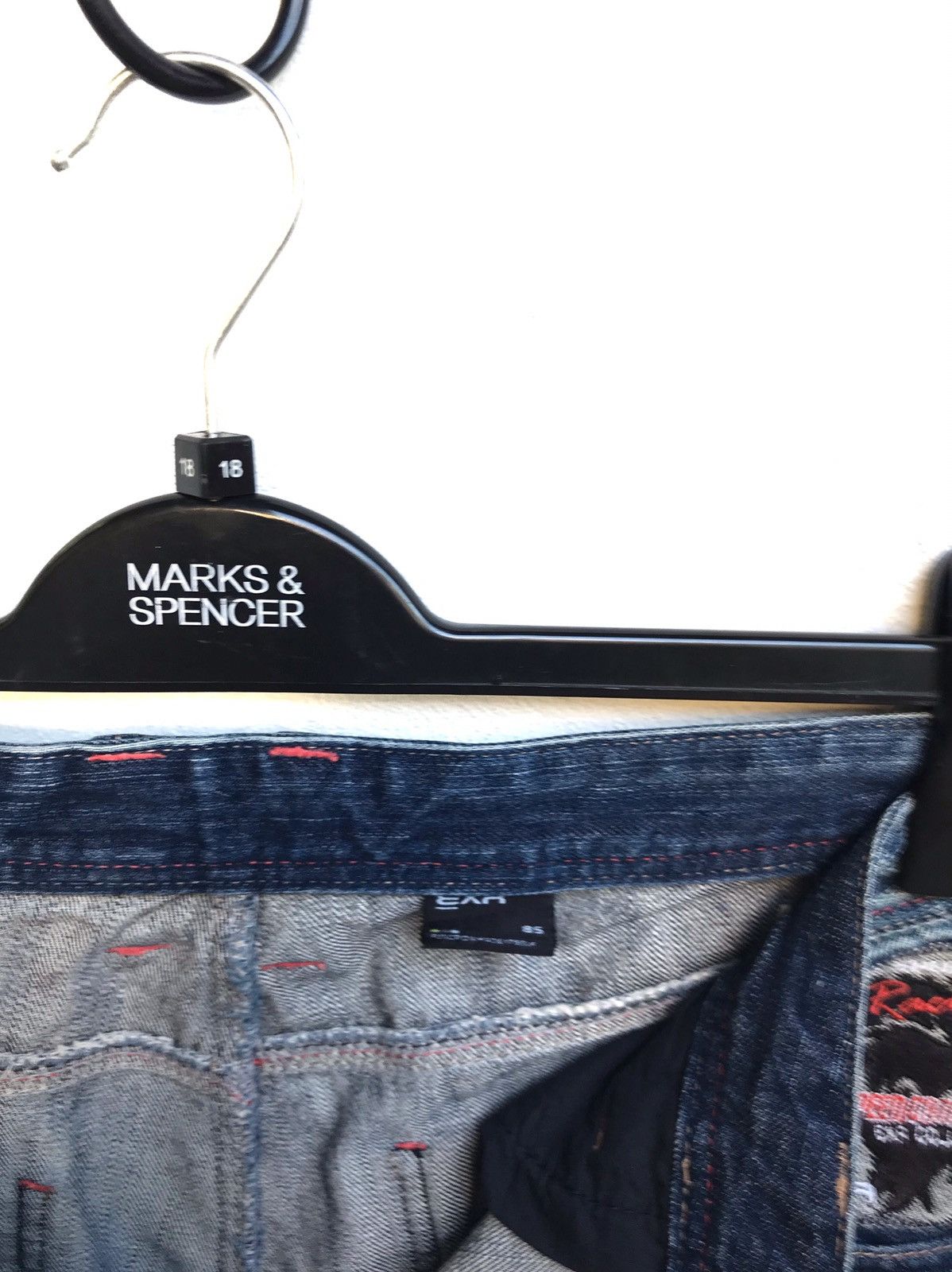Japanese Brand 🔥Exr Nice Styles Denim Jeans Size US 35 - 7 Thumbnail