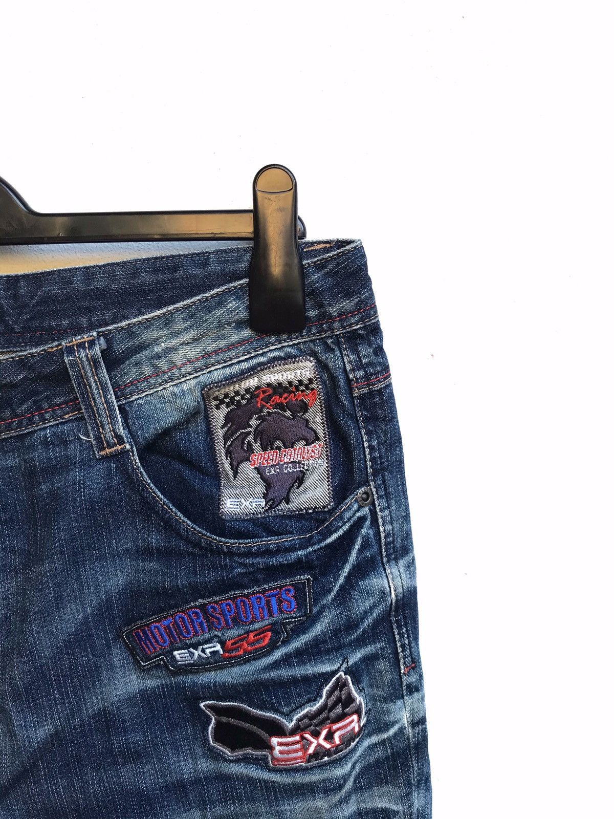 Japanese Brand 🔥Exr Nice Styles Denim Jeans Size US 35 - 5 Thumbnail