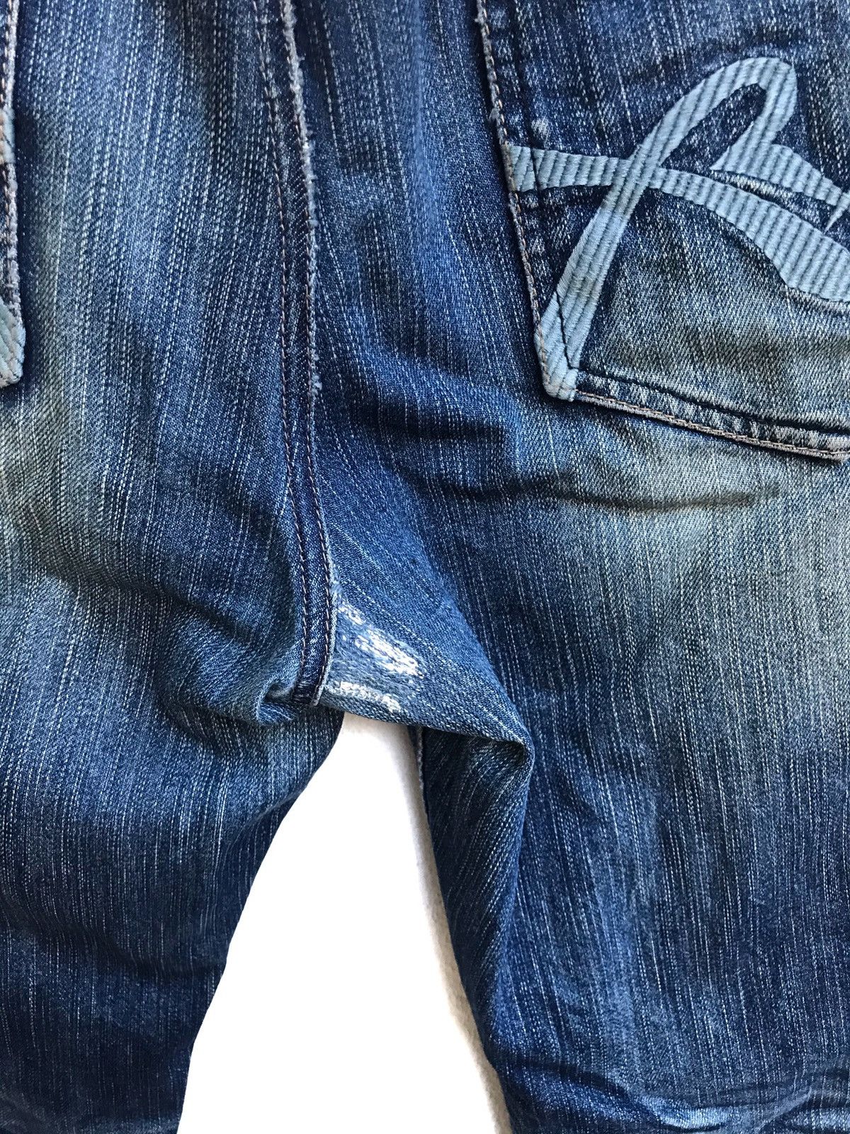 Japanese Brand 🔥Exr Nice Styles Denim Jeans Size US 35 - 6 Thumbnail
