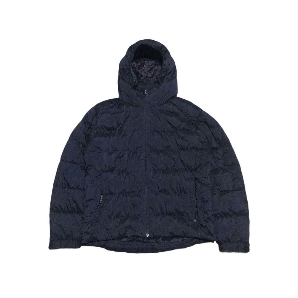 Japanese Brand × Uniqlo Uniqlo Black Puffer Jacket With Hoodies Size US M / EU 48-50 / 2 - 1 Thumbnail