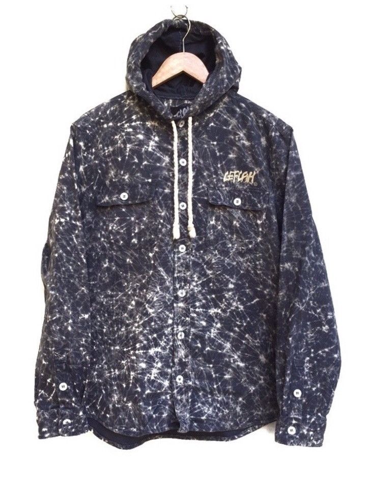 Japanese Brand 🔥Leflah Button Jacket With Hoodies Size US L / EU 52-54 / 3 - 1 Thumbnail