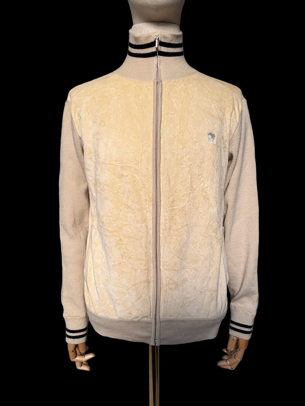 Takeo Kikuchi AW07 Takeo Kikuchi Velour sweater zipper Size US M / EU 48-50 / 2 - 9 Thumbnail