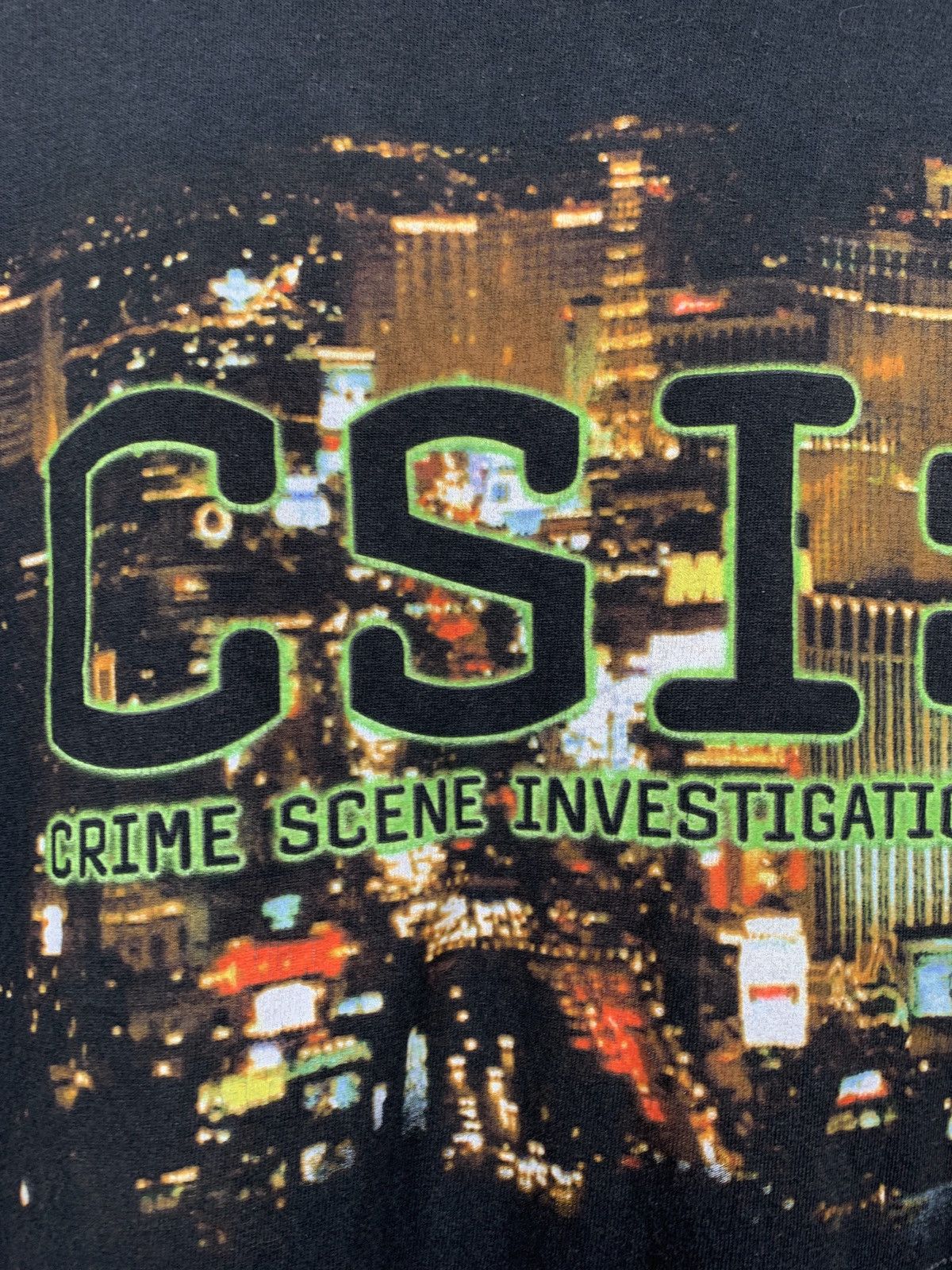 Giant 2006 Vintage CSI Crime Scene Investigation TV Series T-Shirt Size US XL / EU 56 / 4 - 8 Thumbnail