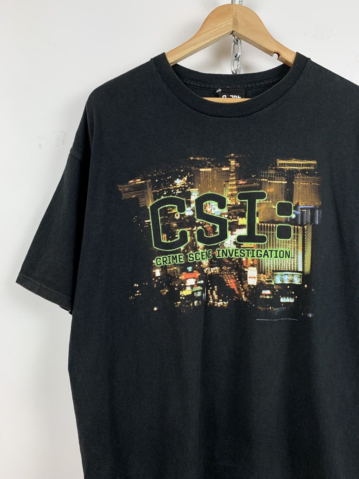 Giant 2006 Vintage CSI Crime Scene Investigation TV Series T-Shirt Size US XL / EU 56 / 4 - 3 Thumbnail