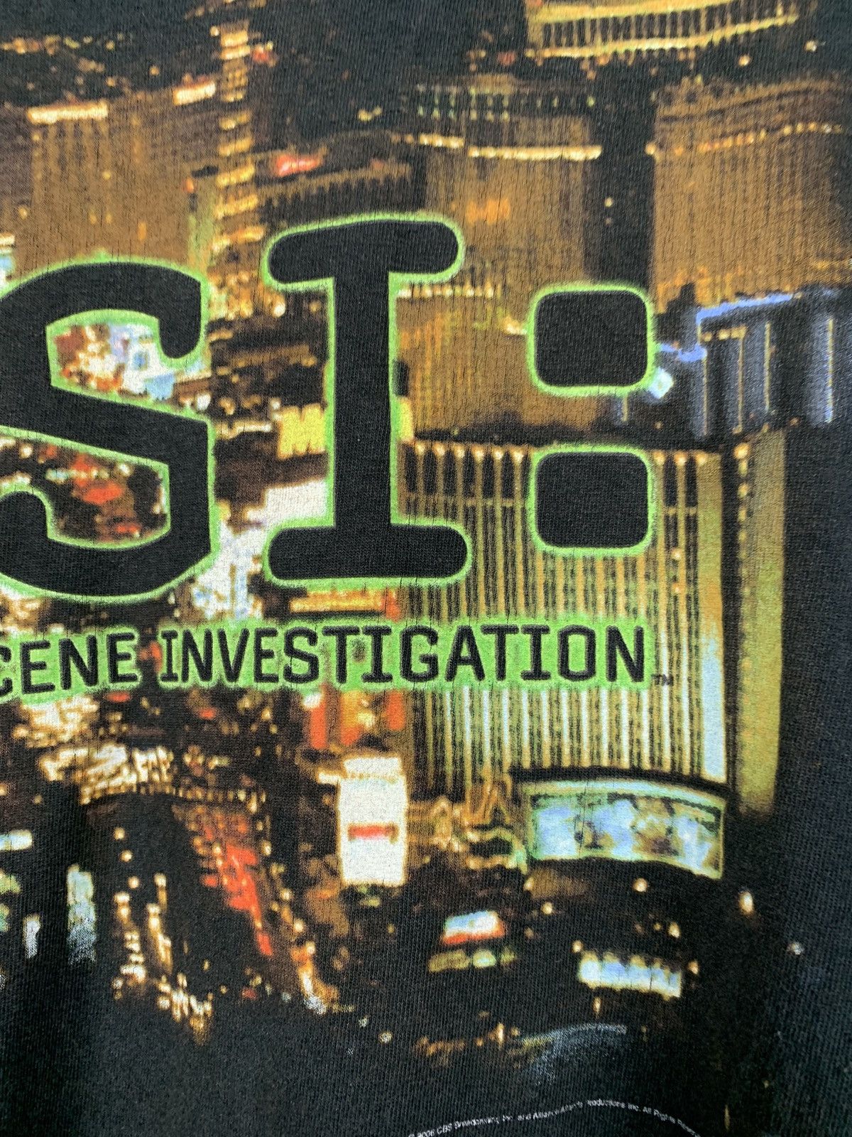 Giant 2006 Vintage CSI Crime Scene Investigation TV Series T-Shirt Size US XL / EU 56 / 4 - 7 Thumbnail