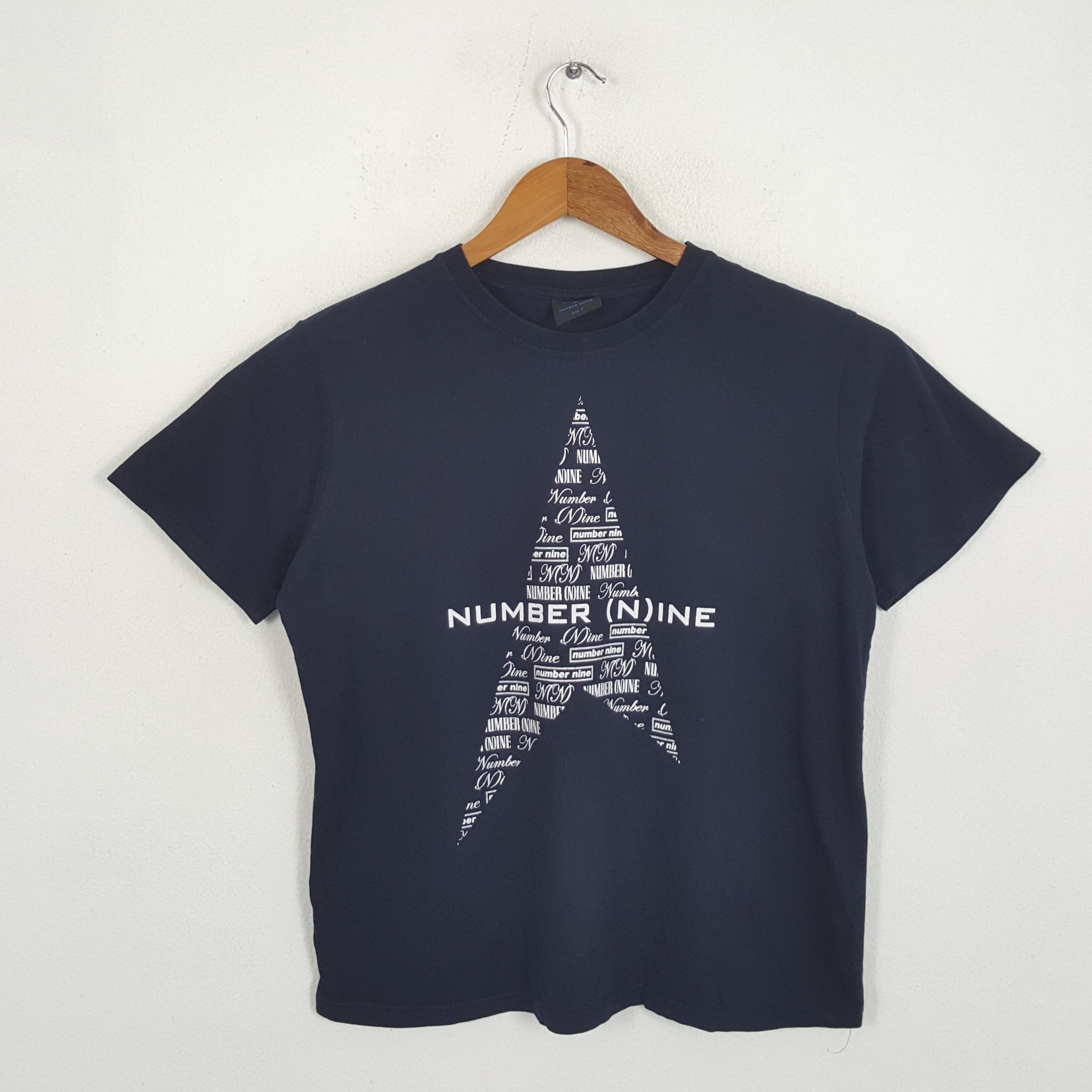 Vintage NUMBER (N)INE Japanese Brand Star Design T-Shirts