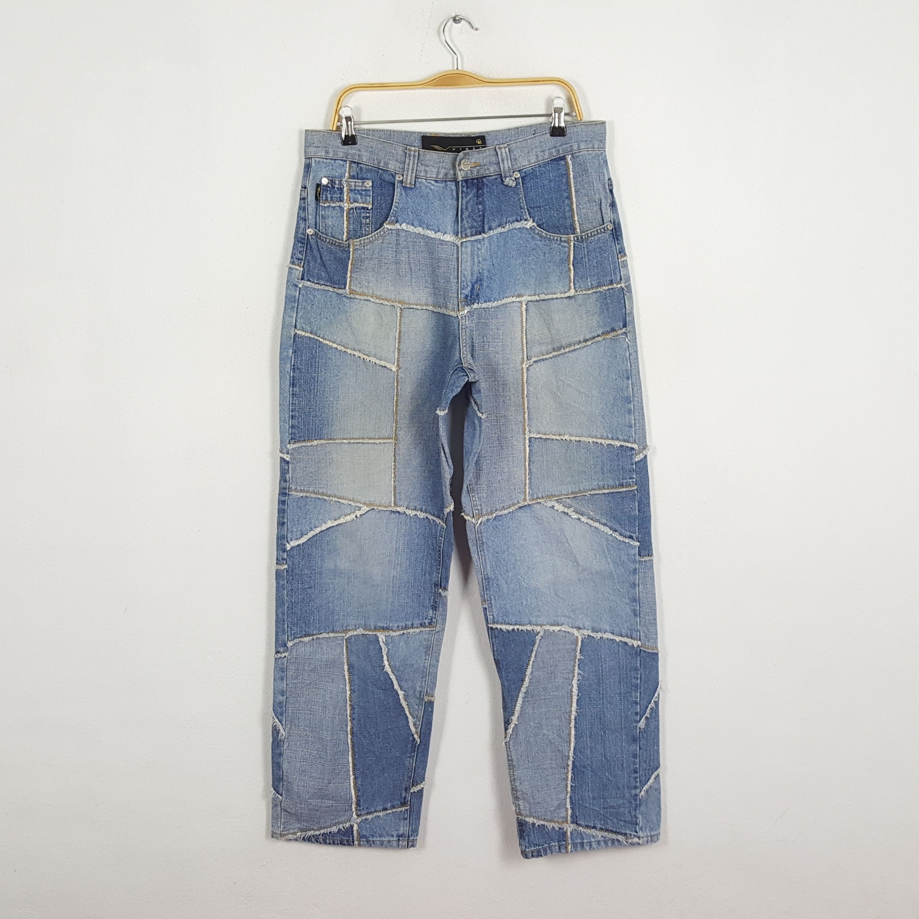 cheap deals on sale Vintage IBES GOLD LABEL Japanese Patchwork Style Jeans
