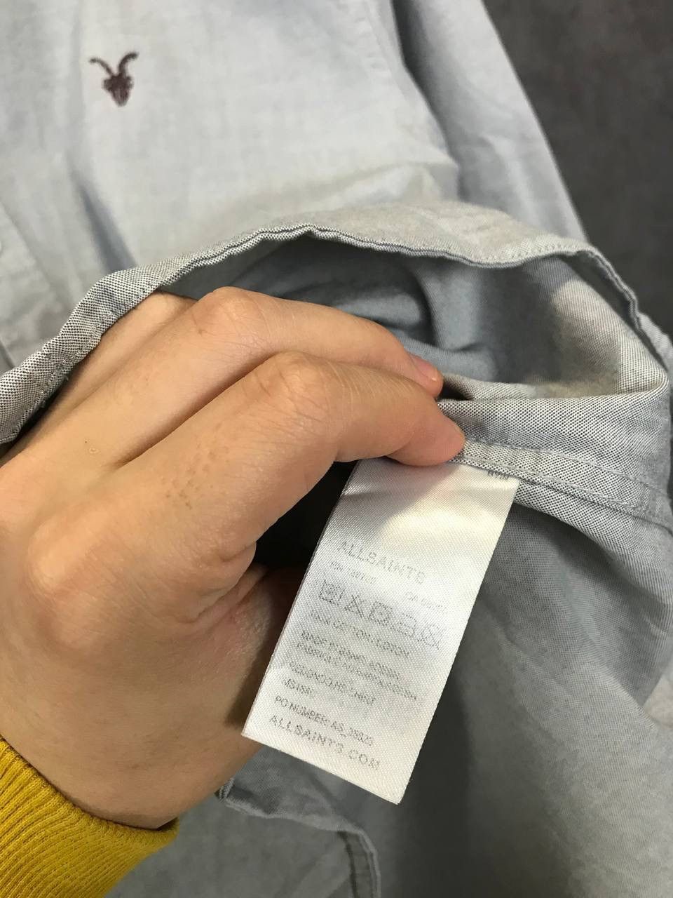 Allsaints Allsaints vintage 3/4 sleeve shirt Size US M / EU 48-50 / 2 - 5 Thumbnail