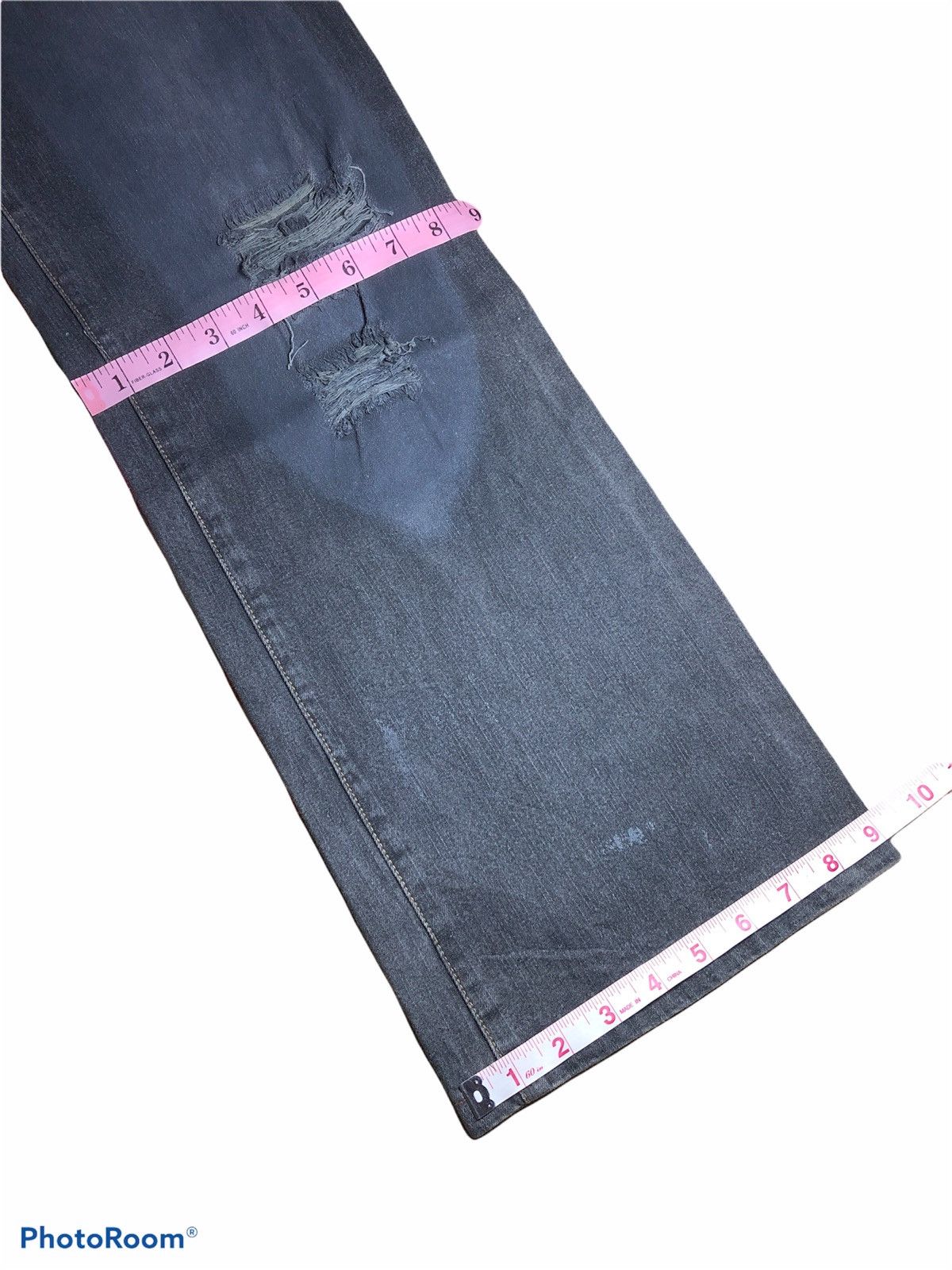 In The Attic × Japanese Brand STUDDED DISTRESSED PAINTED DENIM by In The Attic Size US 30 / EU 46 - 9 Thumbnail