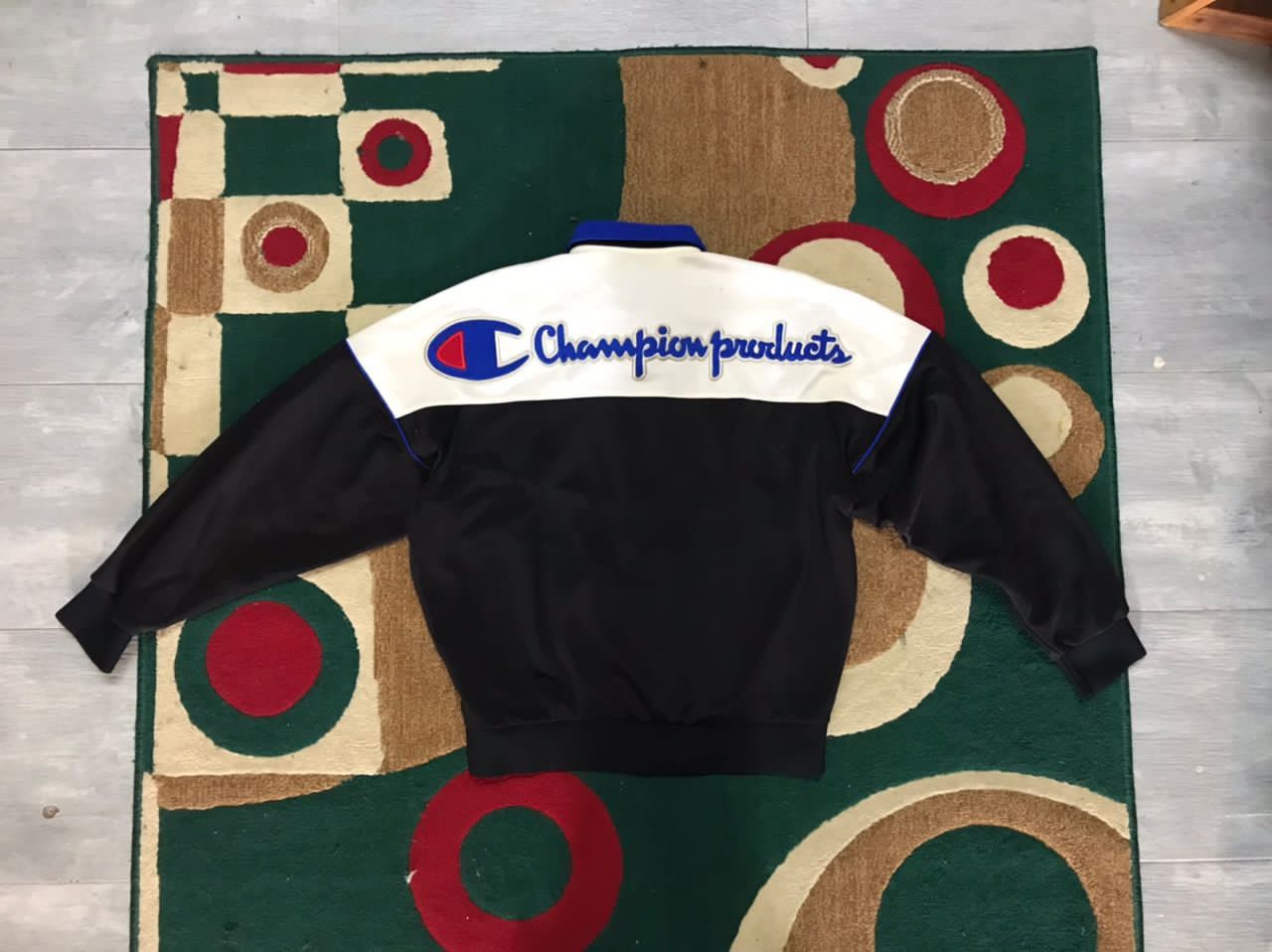 Champion × Vintage 🔥Vintage🔥 Champion product Spell Out Embroid Tracktop Size US M / EU 48-50 / 2 - 1 Thumbnail