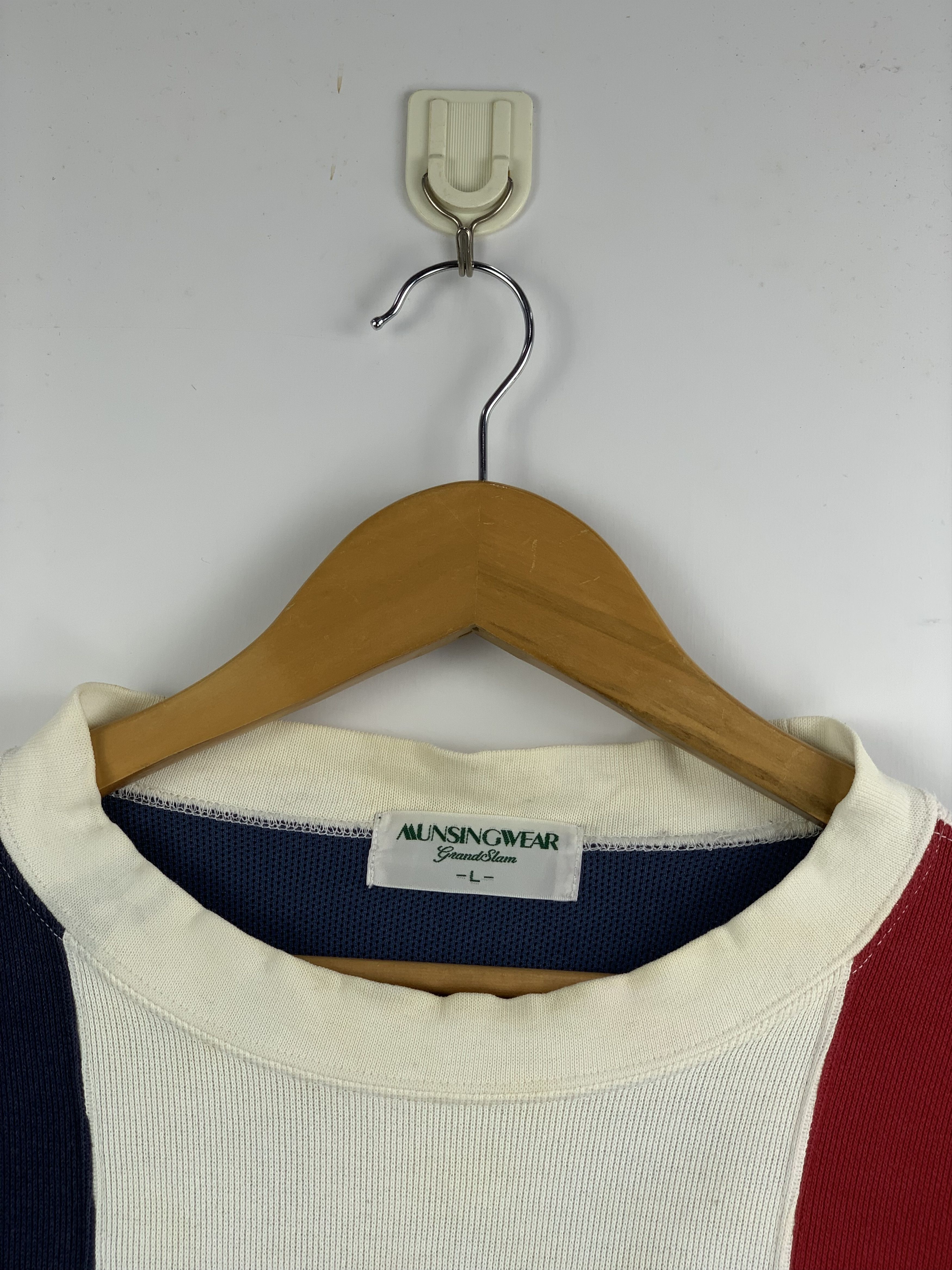 Grand Slam × Japanese Brand × Vintage Vintage 80s Munsingwear Grandslam Big Logo Sweatshirt Size US L / EU 52-54 / 3 - 11 Thumbnail