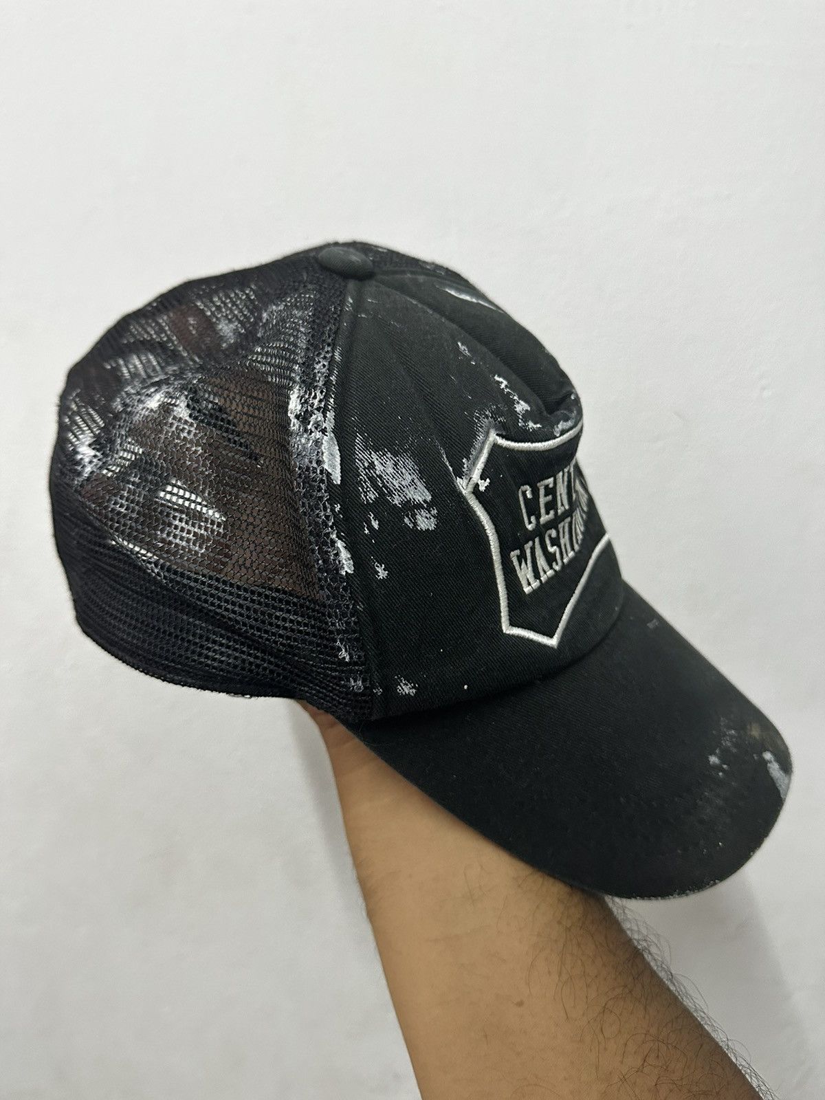 Japanese Brand Central Washington Paint Splash Trucker Hat Size ONE SIZE - 4 Thumbnail