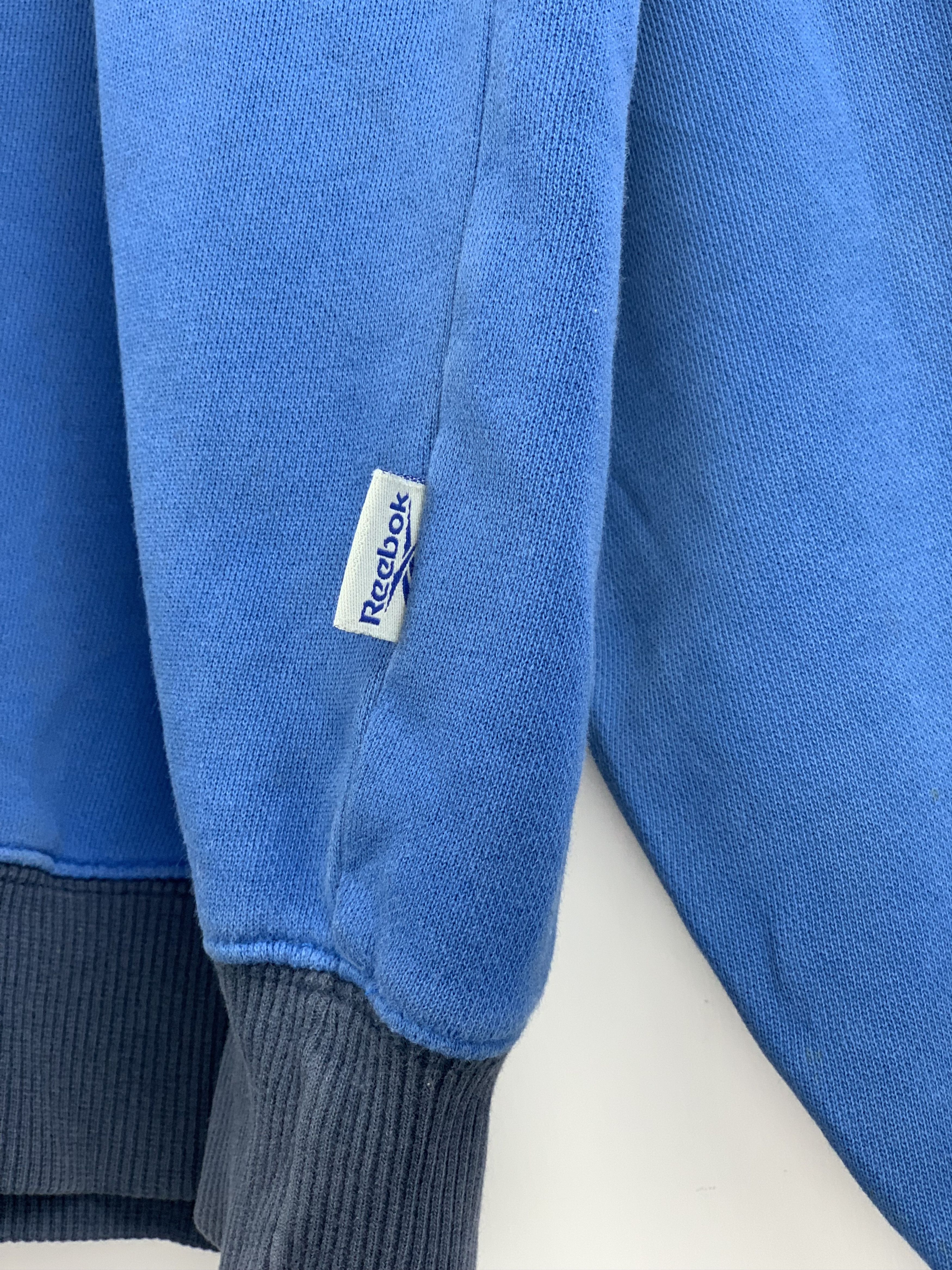 Reebok × Vintage Vintage 90s Reebok Big Logo Crewneck Pullover Sweatshirt Size US L / EU 52-54 / 3 - 9 Thumbnail