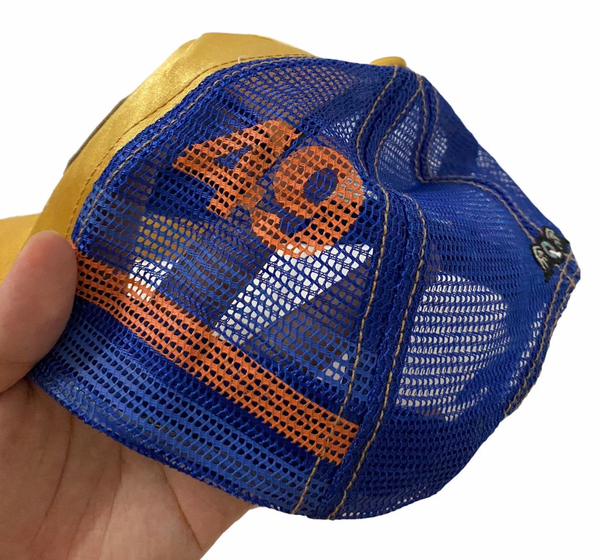 Von Dutch Rare Von Dutch Gold Blue Trucker Hat Size ONE SIZE - 4 Thumbnail