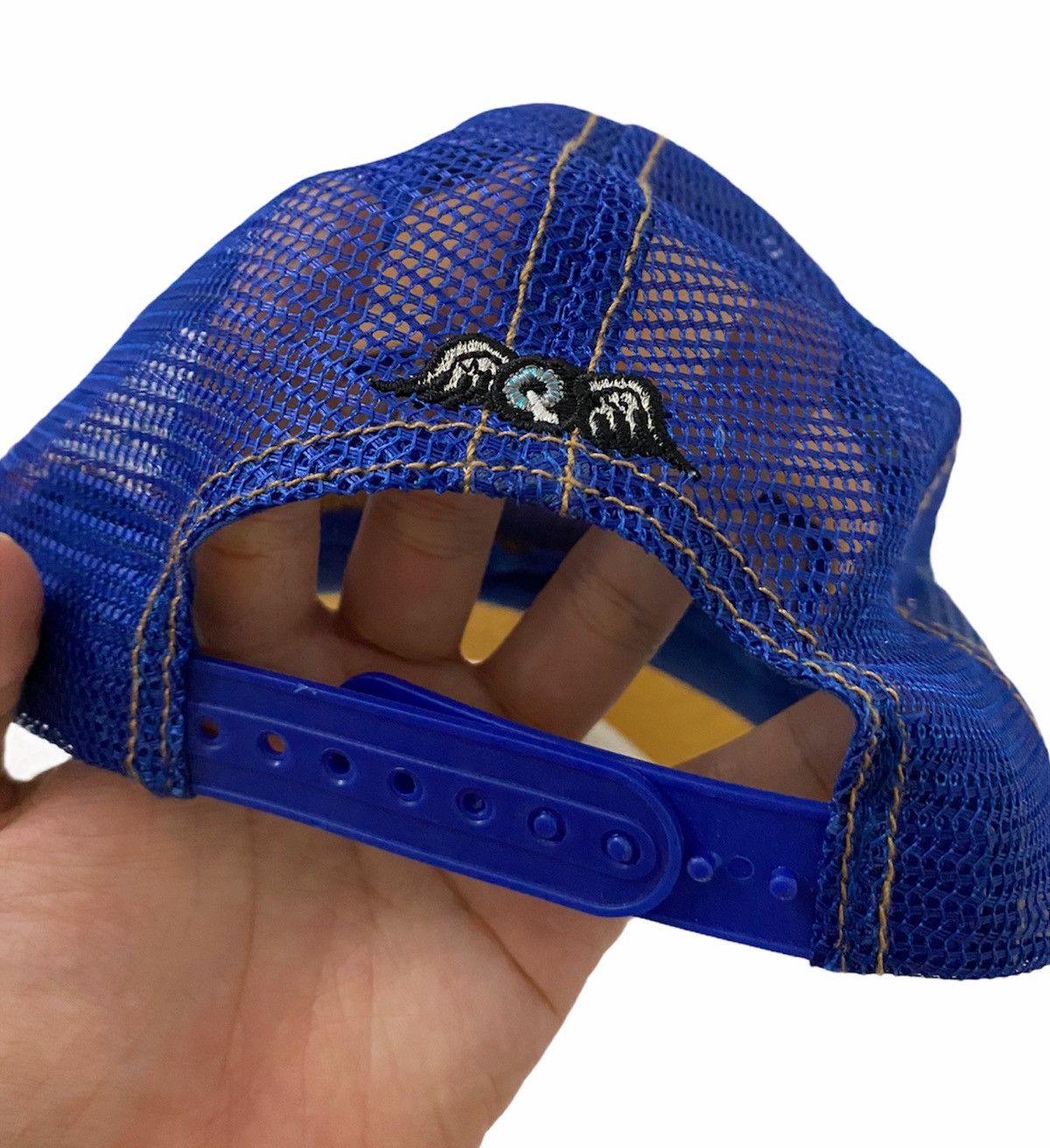 Von Dutch Rare Von Dutch Gold Blue Trucker Hat Size ONE SIZE - 3 Thumbnail