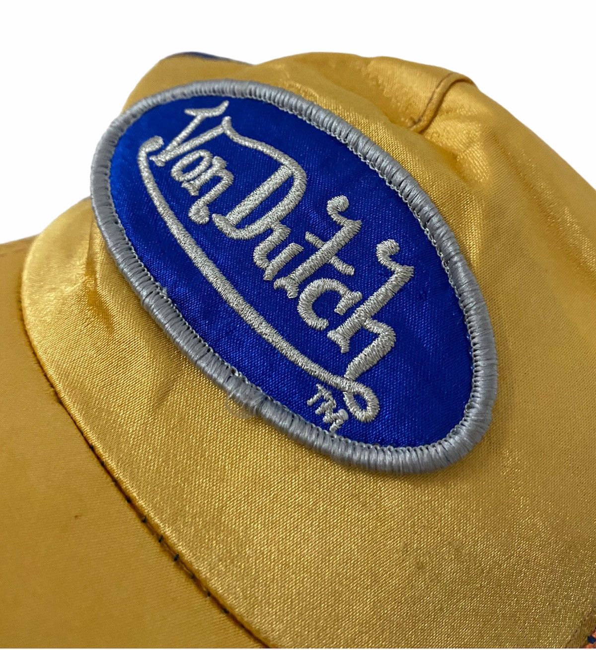 Von Dutch Rare Von Dutch Gold Blue Trucker Hat Size ONE SIZE - 1 Thumbnail