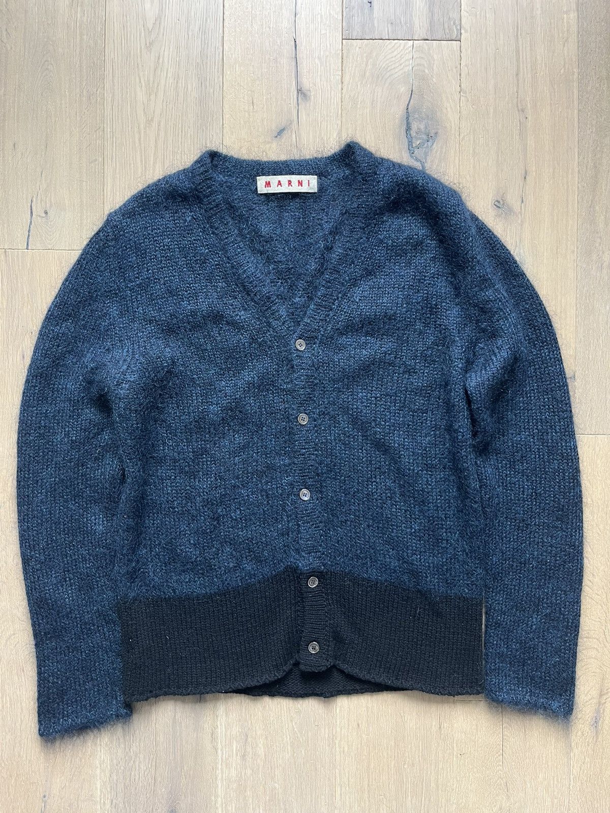 Marni Marni Mohair Wool Cardigan Sweater Size US M / EU 48-50 / 2 - 1 Thumbnail