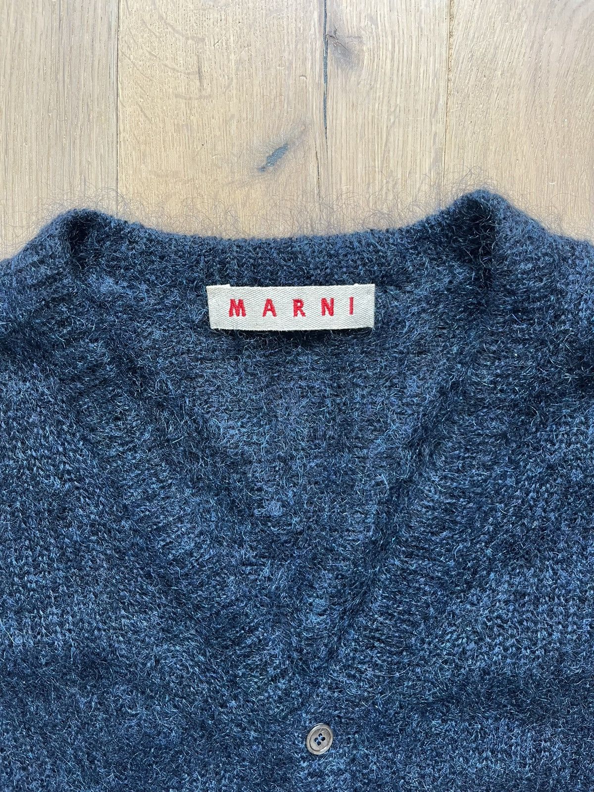Marni Marni Mohair Wool Cardigan Sweater Size US M / EU 48-50 / 2 - 3 Thumbnail