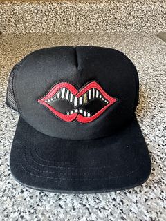 Chrome Hearts Matty Boy Chomper Black Trucker Hat - Brand New