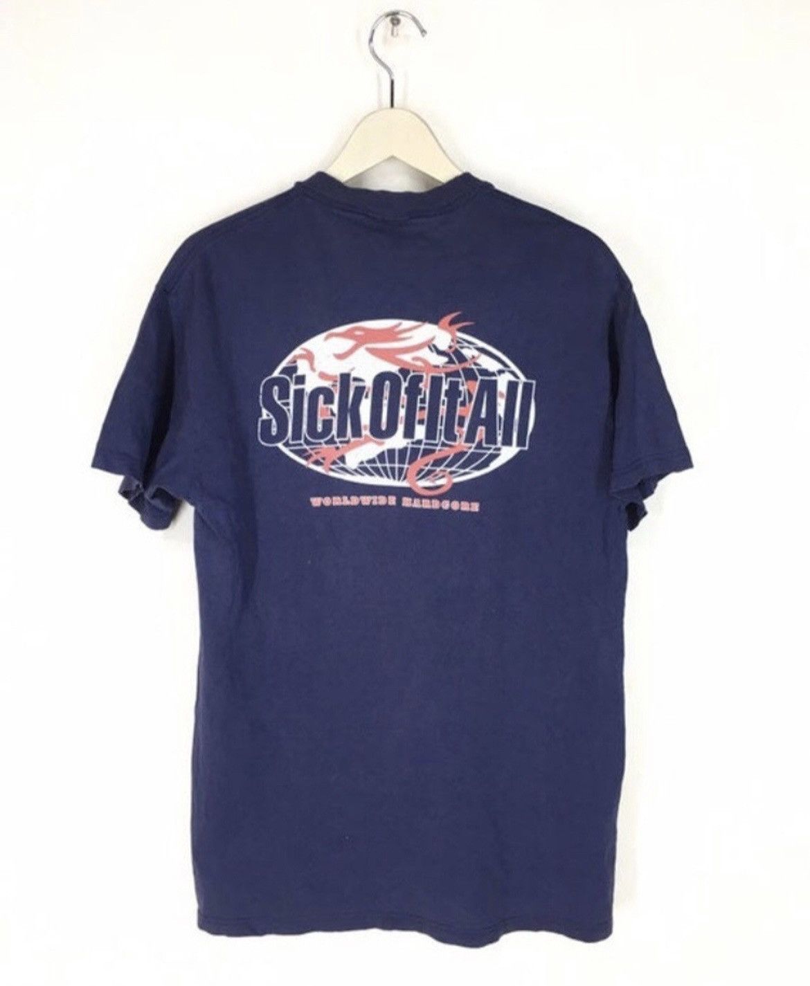 Band Tees Vintage 90s Sick Of It All hardcore punk band t Shirt Size US M / EU 48-50 / 2 - 2 Thumbnail
