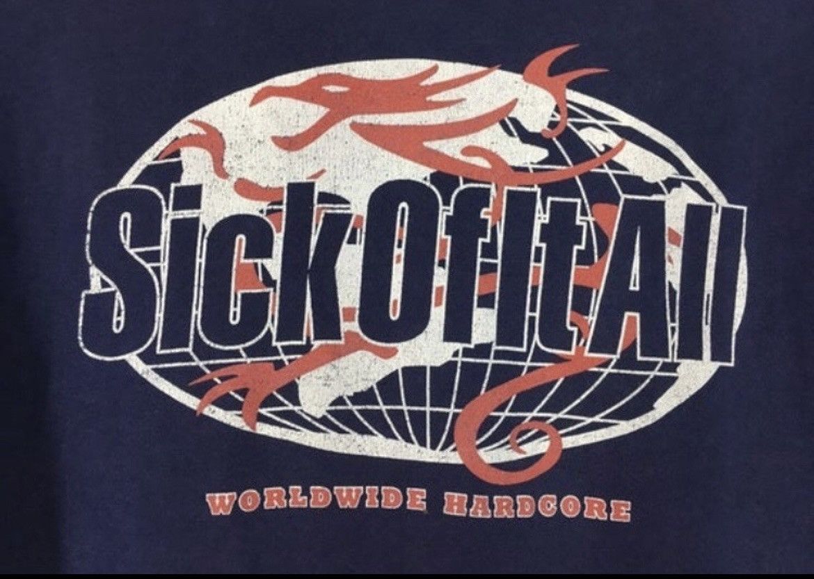 Band Tees Vintage 90s Sick Of It All hardcore punk band t Shirt Size US M / EU 48-50 / 2 - 4 Thumbnail