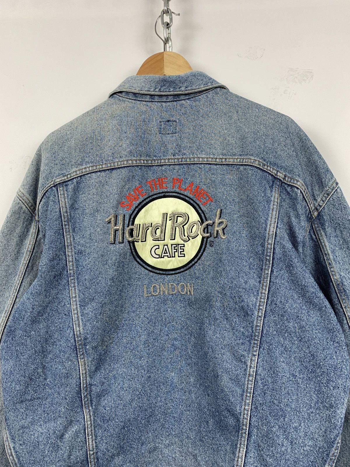 Hard Rock Cafe Vintage Lee Hard Rock Cafe London Denim Jacket Size US L / EU 52-54 / 3 - 3 Thumbnail