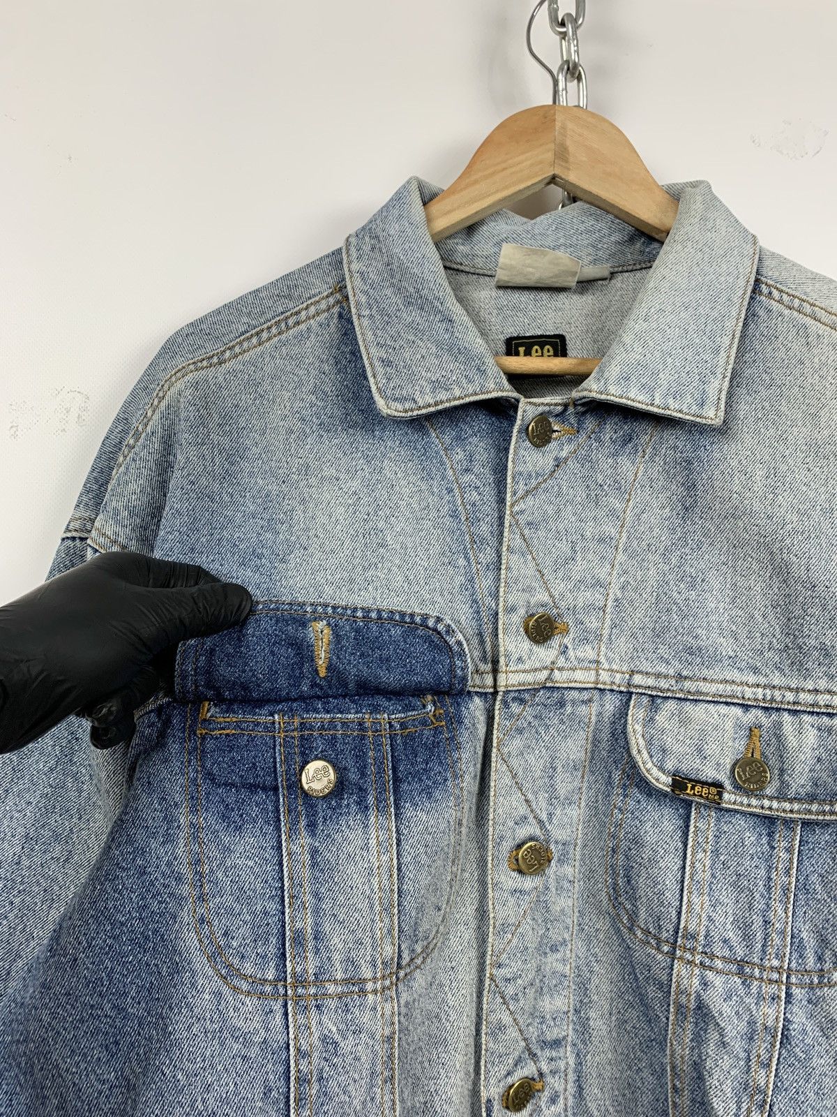 Hard Rock Cafe Vintage Lee Hard Rock Cafe London Denim Jacket Size US L / EU 52-54 / 3 - 18 Thumbnail