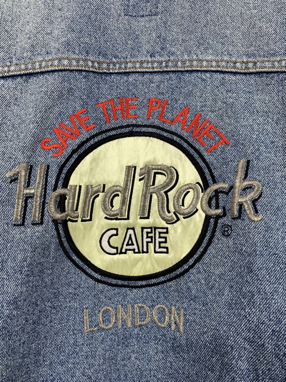 Hard Rock Cafe Vintage Lee Hard Rock Cafe London Denim Jacket Size US L / EU 52-54 / 3 - 6 Thumbnail