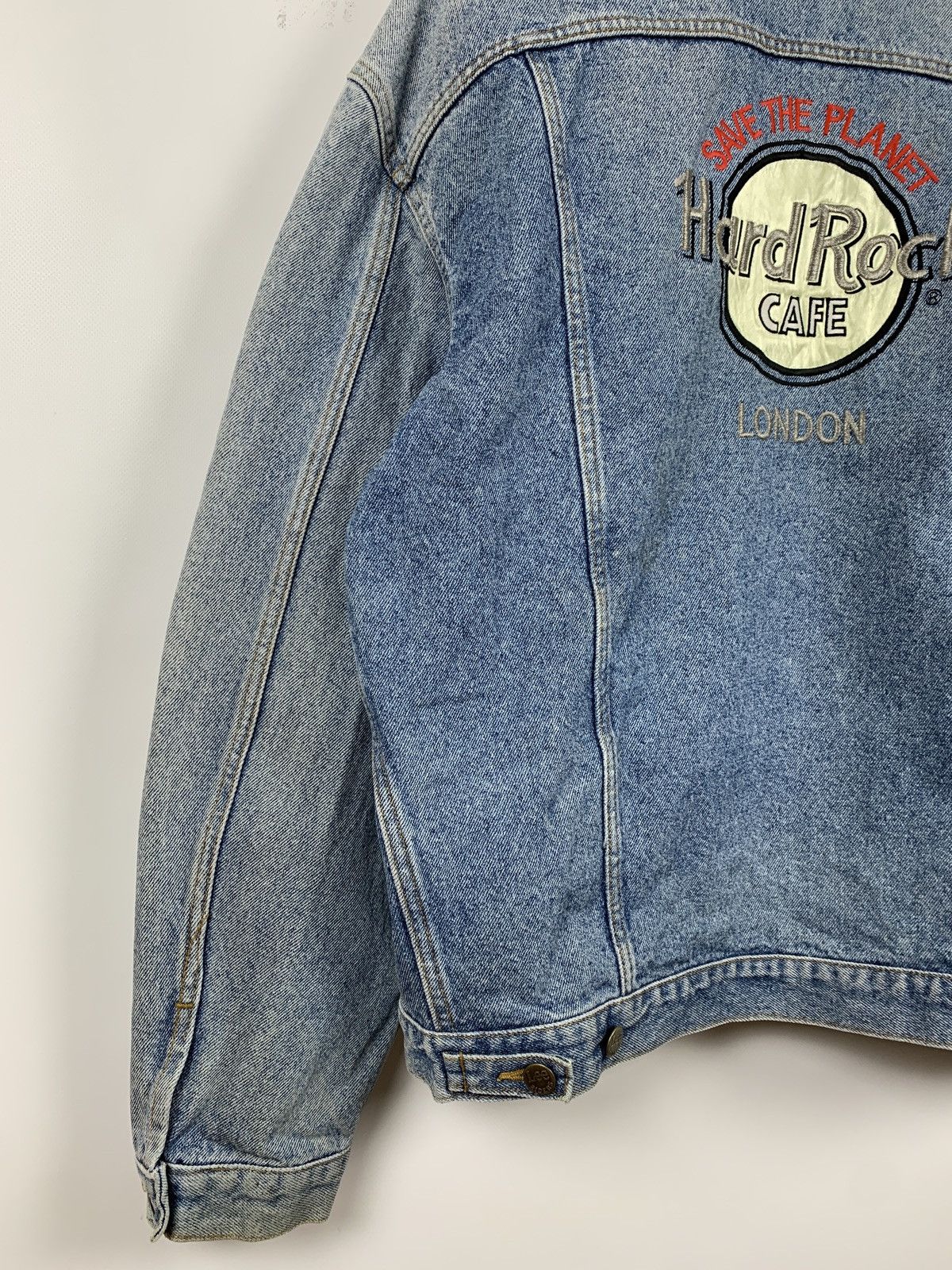 Hard Rock Cafe Vintage Lee Hard Rock Cafe London Denim Jacket Size US L / EU 52-54 / 3 - 13 Thumbnail