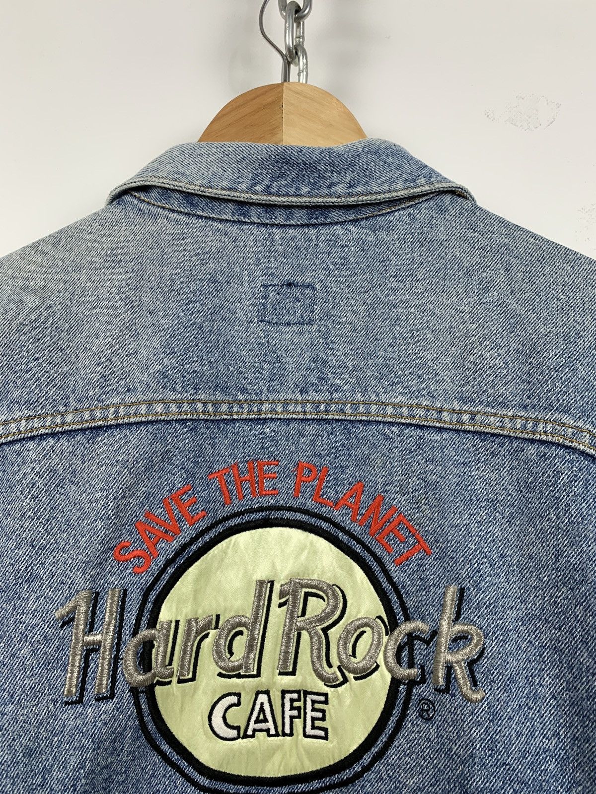 Hard Rock Cafe Vintage Lee Hard Rock Cafe London Denim Jacket Size US L / EU 52-54 / 3 - 5 Thumbnail