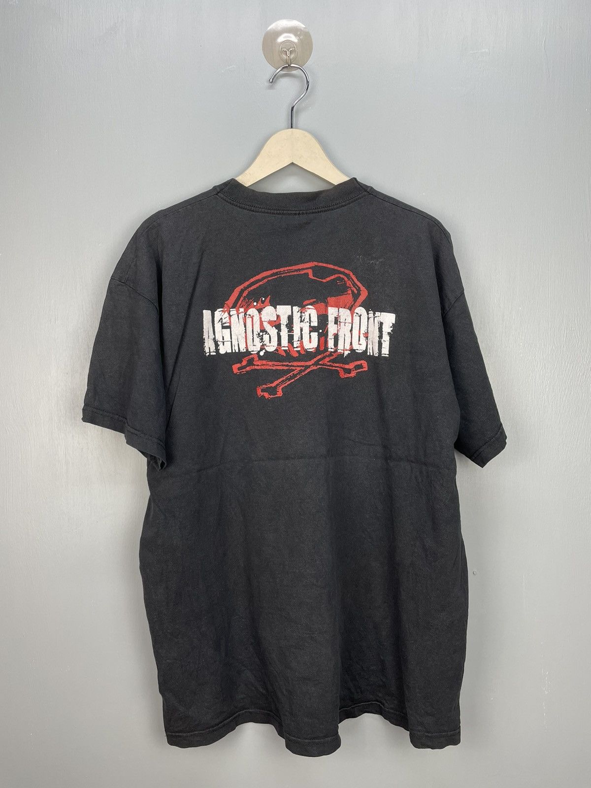 Band Tees Vintage Y2K Agnostic Front hardcore punk band t shirt Size US XL / EU 56 / 4 - 2 Thumbnail