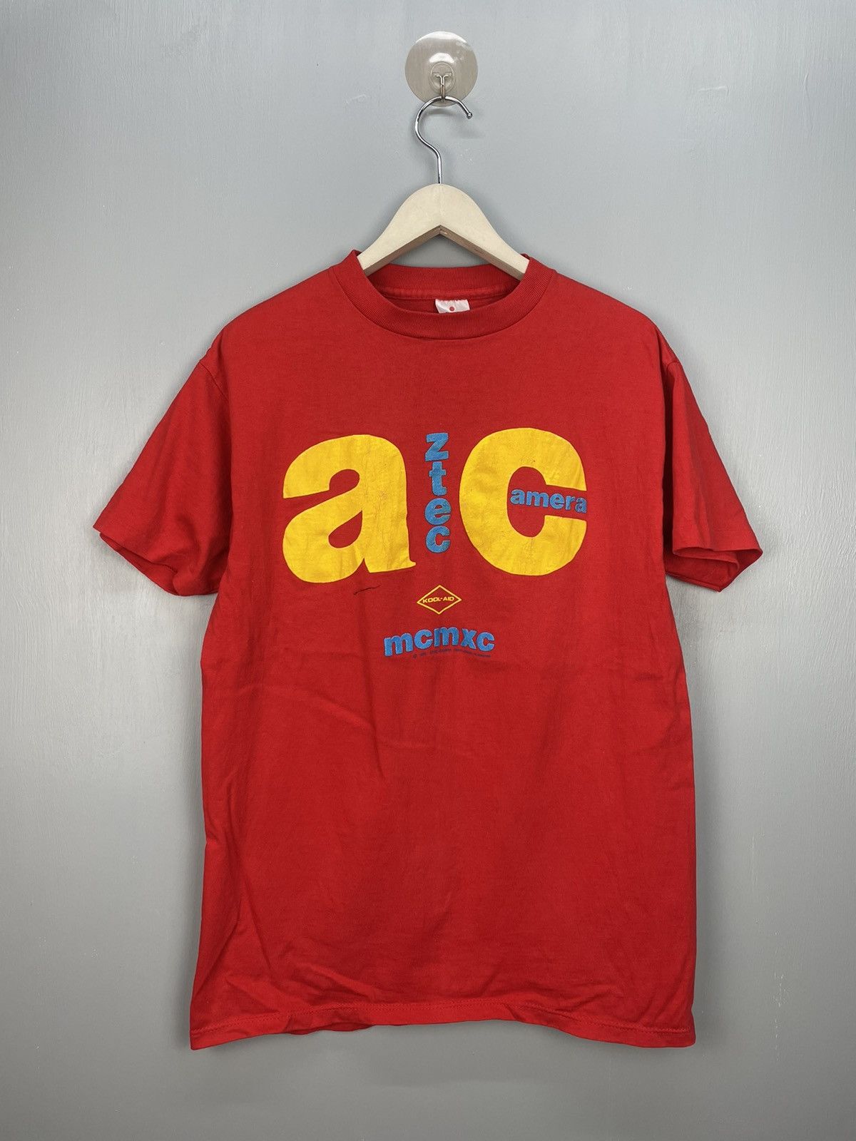 Vintage 90s aztec camera new wave band US tour t shirt