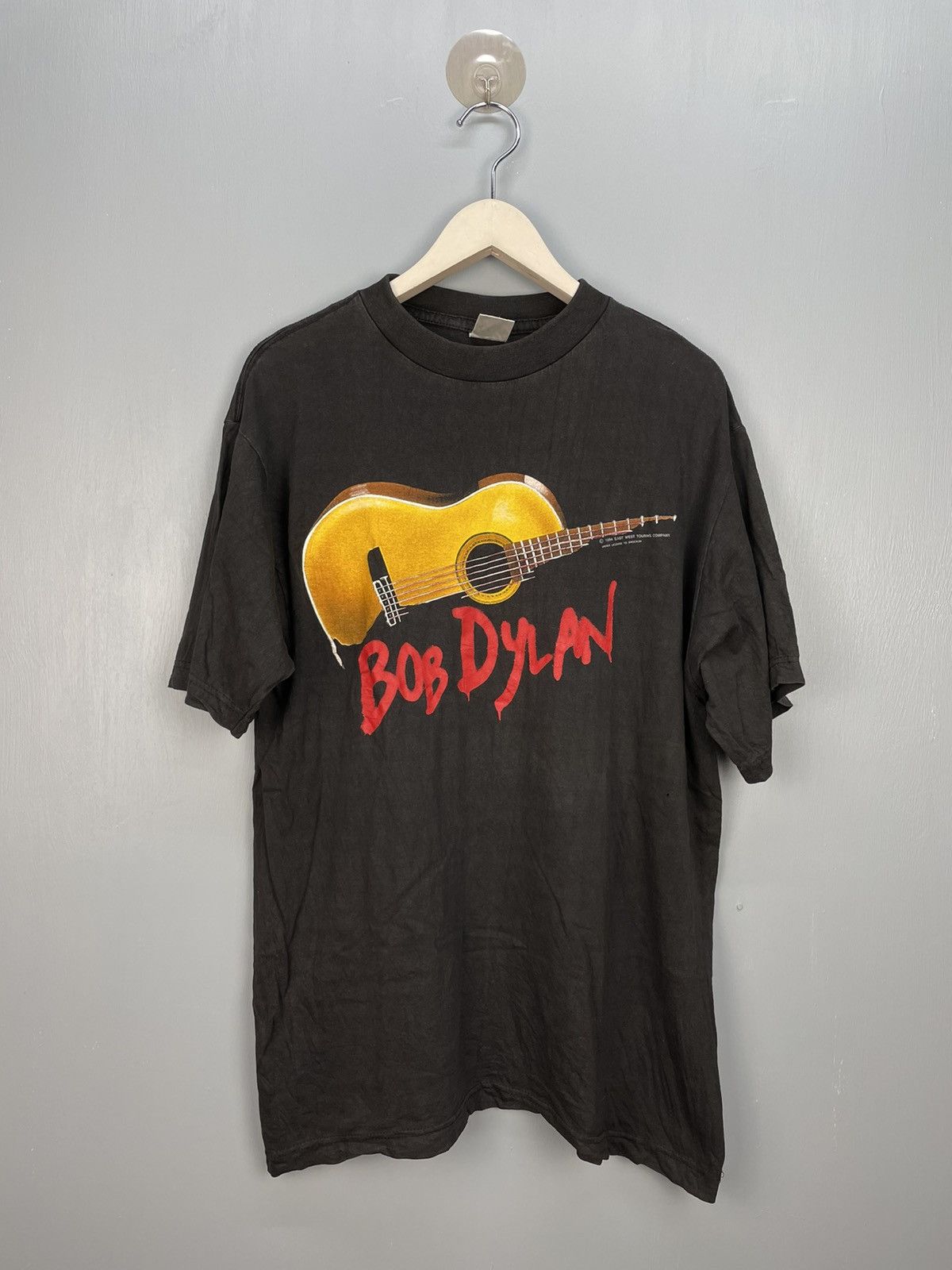 Band Tees Vintage 90s Bob Dylan t shirt Size US XL / EU 56 / 4 - 1 Thumbnail