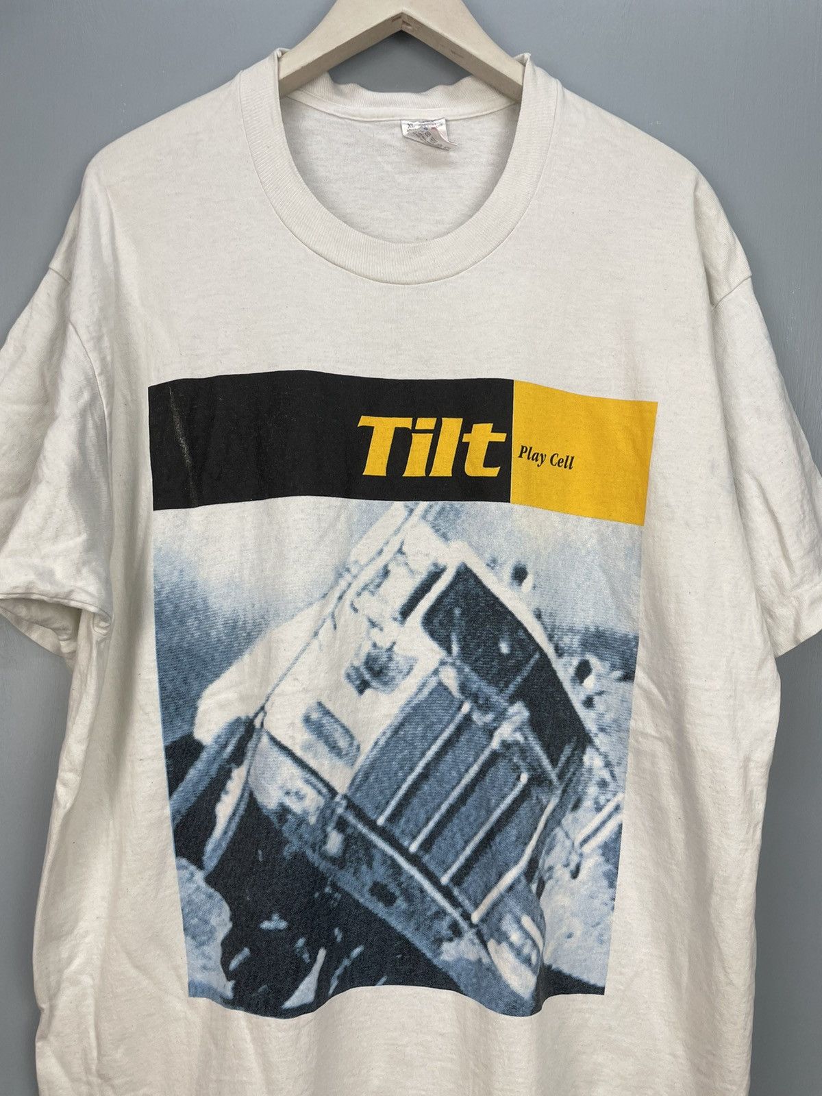 Band Tees Vintage 90s Tilt play cell punk band t shirt Size US XL / EU 56 / 4 - 3 Thumbnail