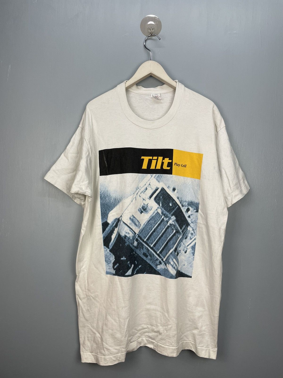 Band Tees Vintage 90s Tilt play cell punk band t shirt Size US XL / EU 56 / 4 - 1 Thumbnail