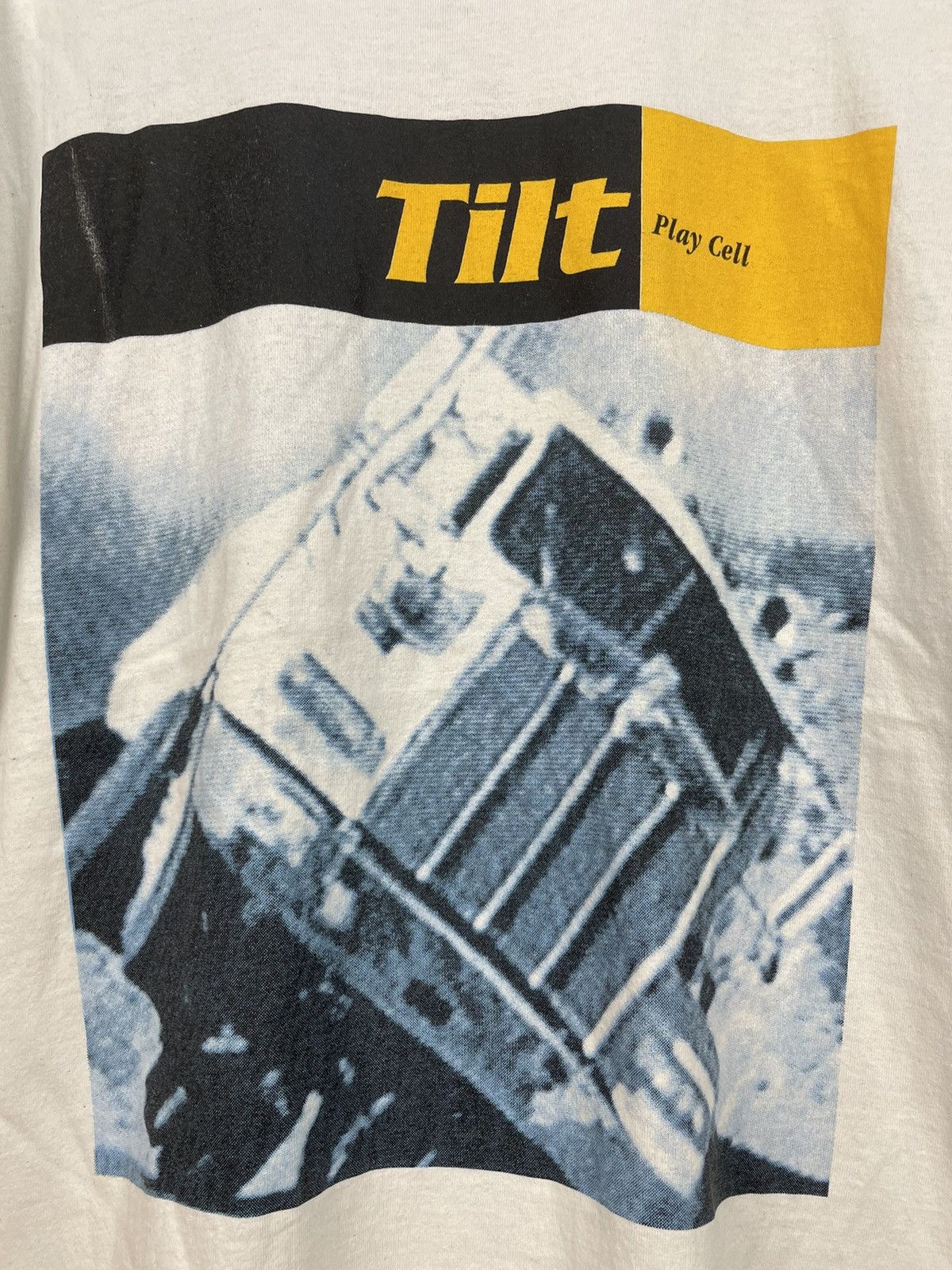 Band Tees Vintage 90s Tilt play cell punk band t shirt Size US XL / EU 56 / 4 - 4 Thumbnail