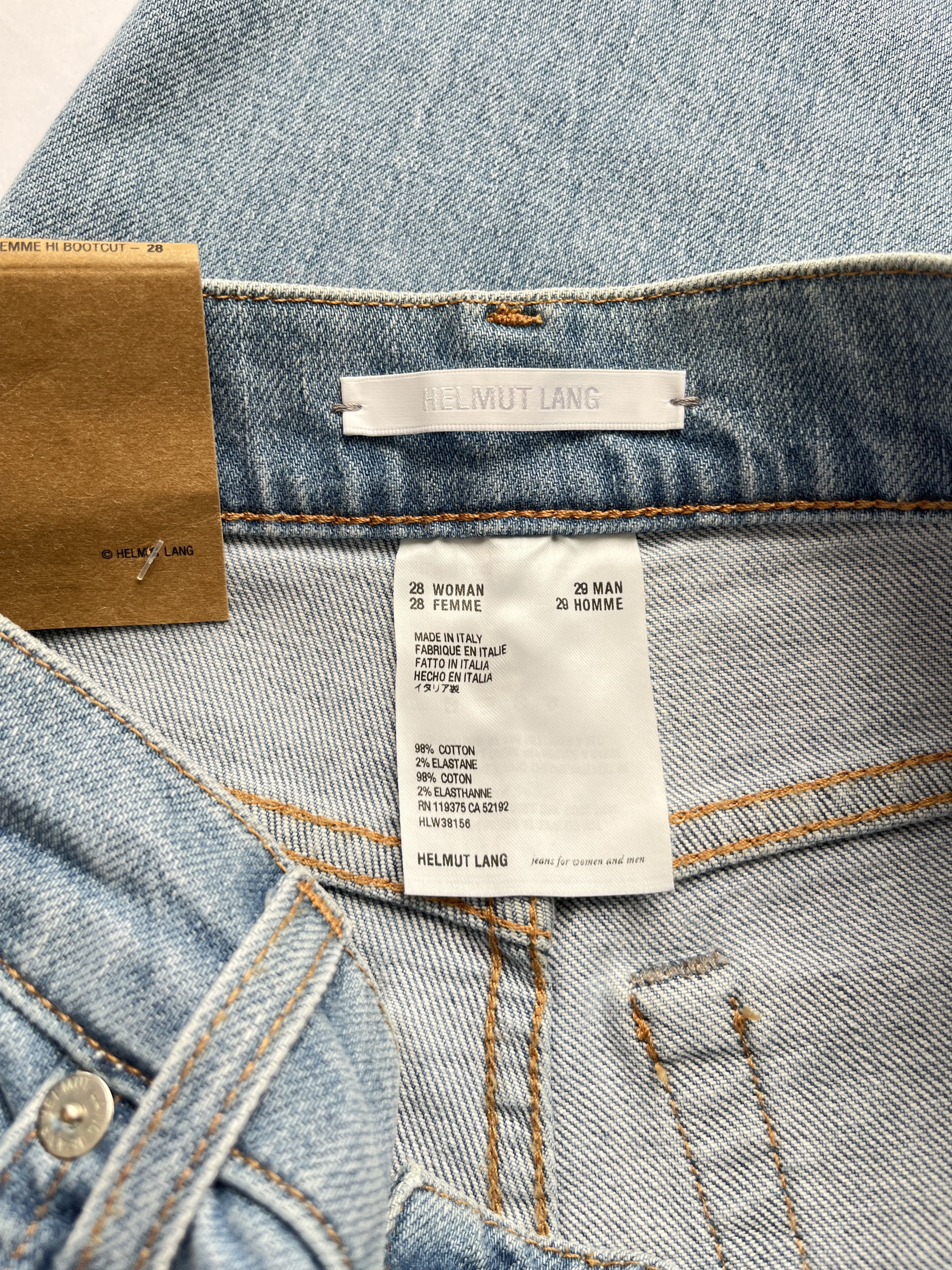 Helmut Lang ⚡️QUICK SALE⚡️Helmut Lang Blue Hi Bootcut High Rise Jeans Size 28" / US 6 / IT 42 - 5 Thumbnail