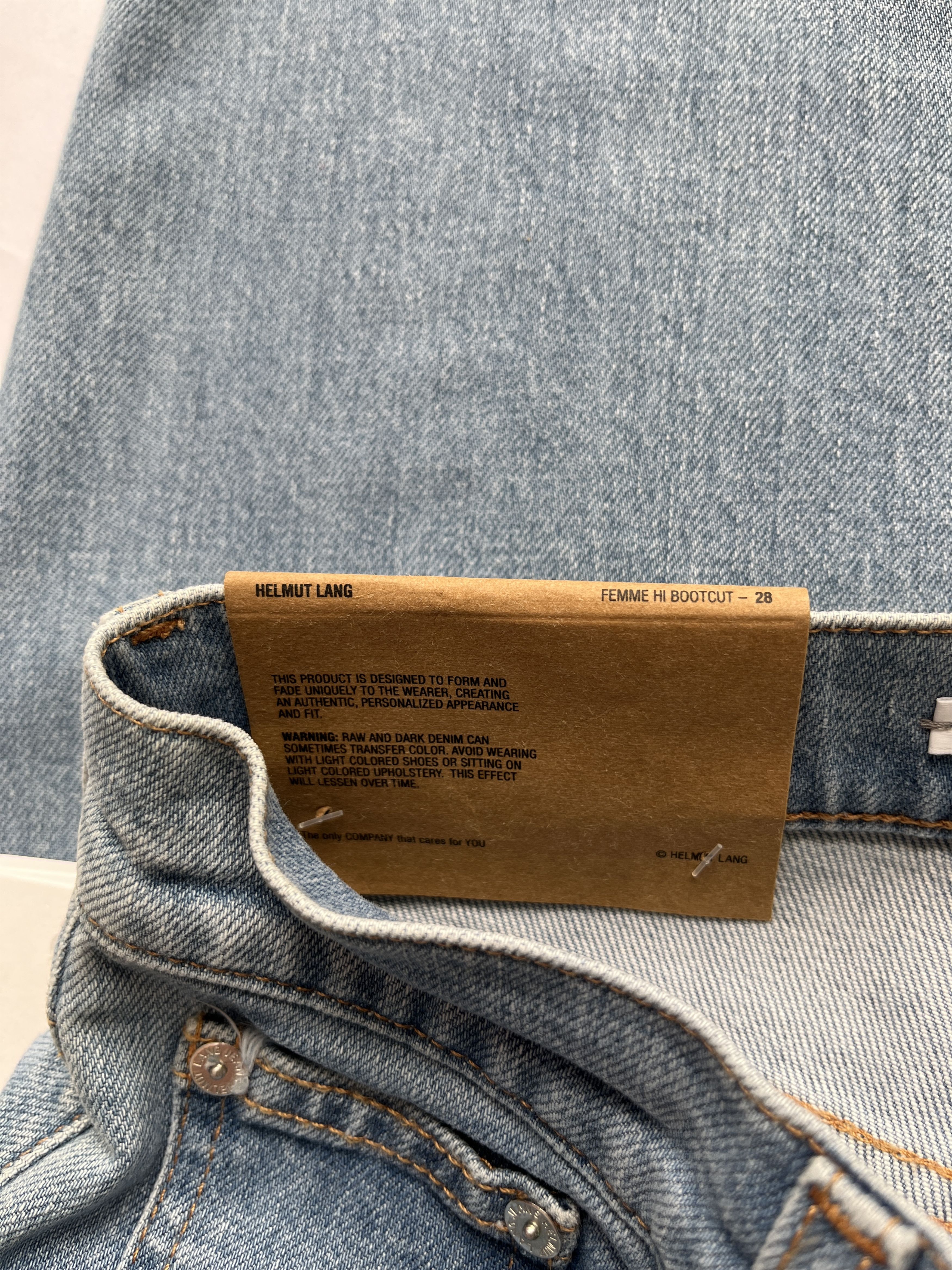 Helmut Lang ⚡️QUICK SALE⚡️Helmut Lang Blue Hi Bootcut High Rise Jeans Size 28" / US 6 / IT 42 - 4 Thumbnail