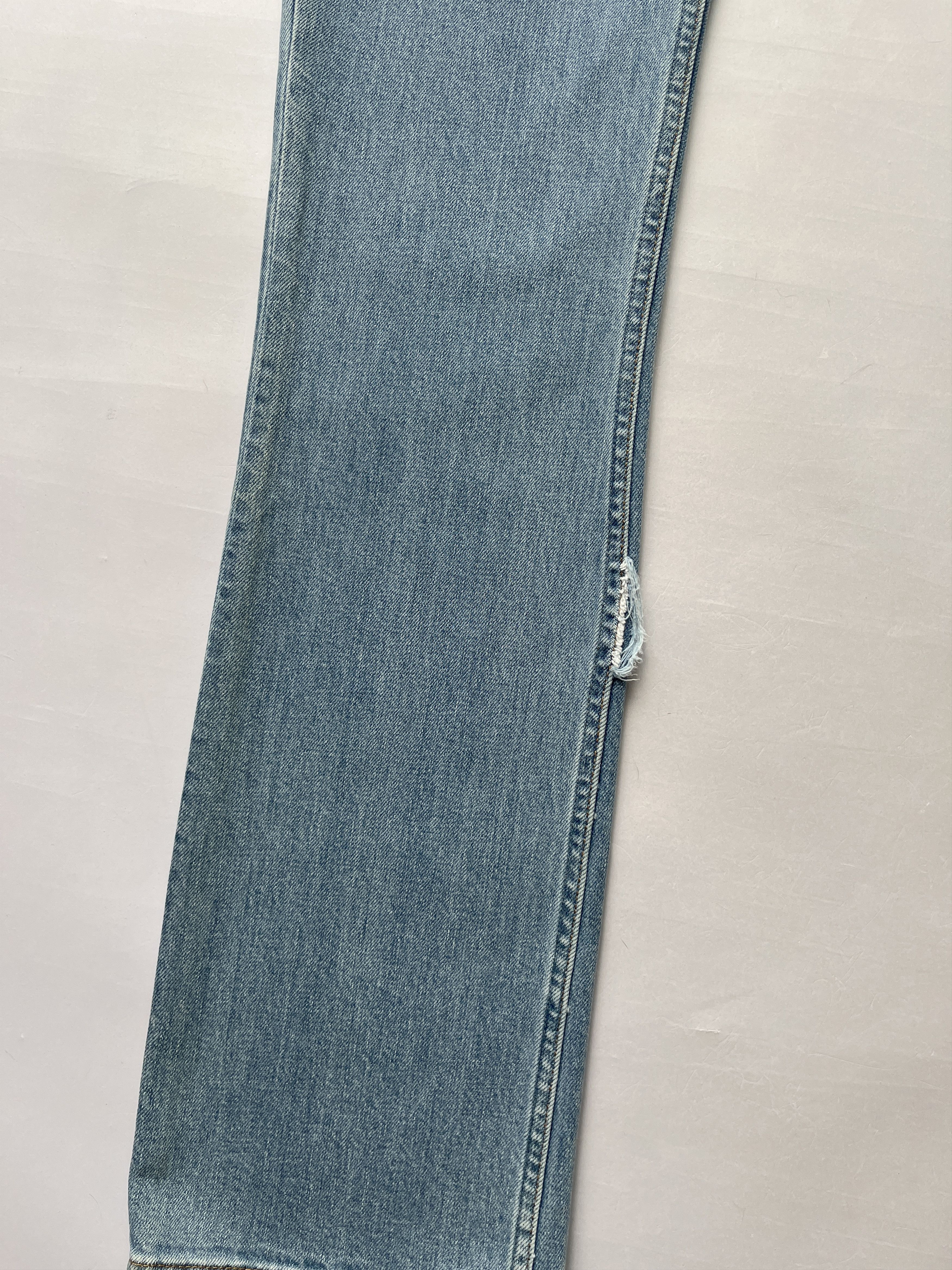 Helmut Lang ⚡️QUICK SALE⚡️Helmut Lang Blue Hi Bootcut High Rise Jeans Size 28" / US 6 / IT 42 - 8 Thumbnail