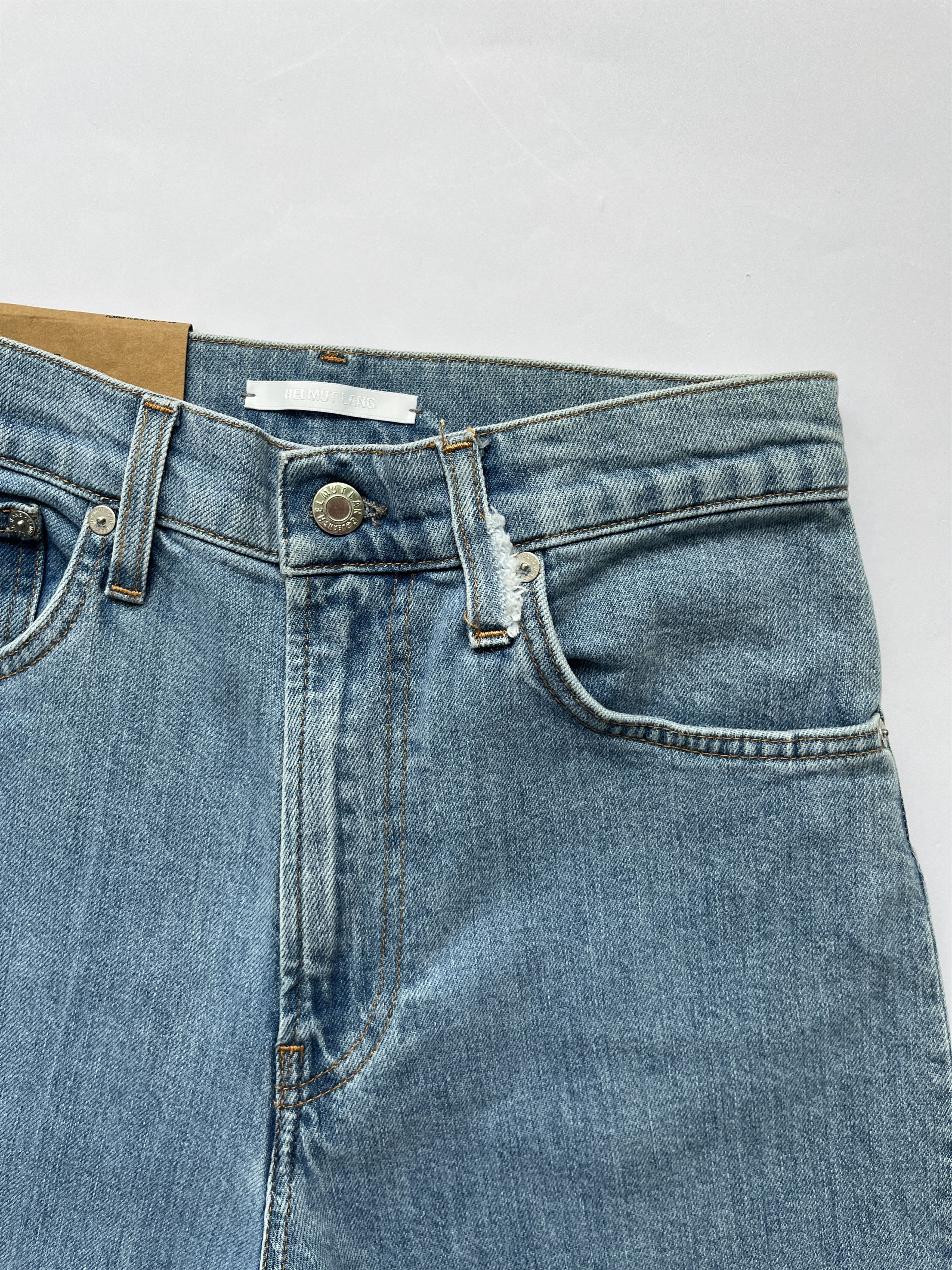 Helmut Lang ⚡️QUICK SALE⚡️Helmut Lang Blue Hi Bootcut High Rise Jeans Size 28" / US 6 / IT 42 - 7 Thumbnail